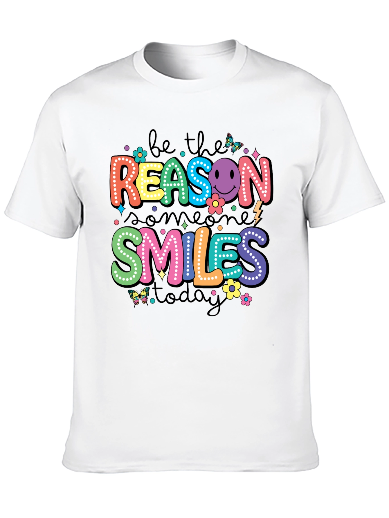 Be the Reason Someone Smiles Today Black T-Shirt