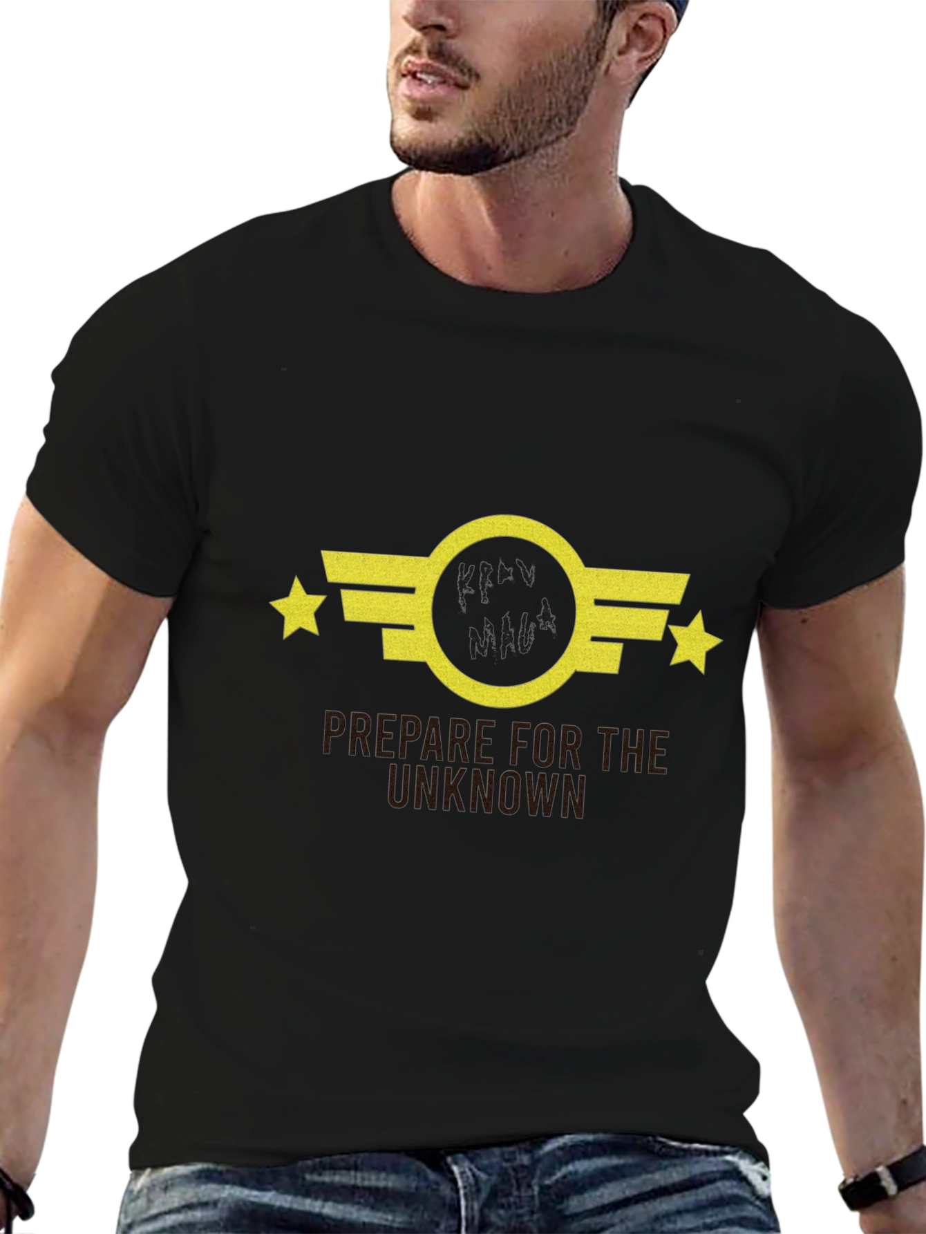 Krav Maga Prepare for Unknown Black T-Shirt