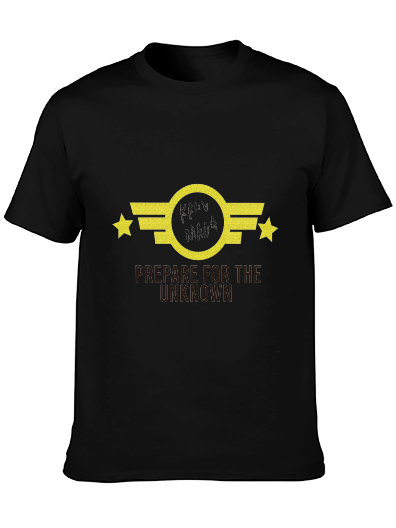 Krav Maga Prepare for Unknown Black T-Shirt