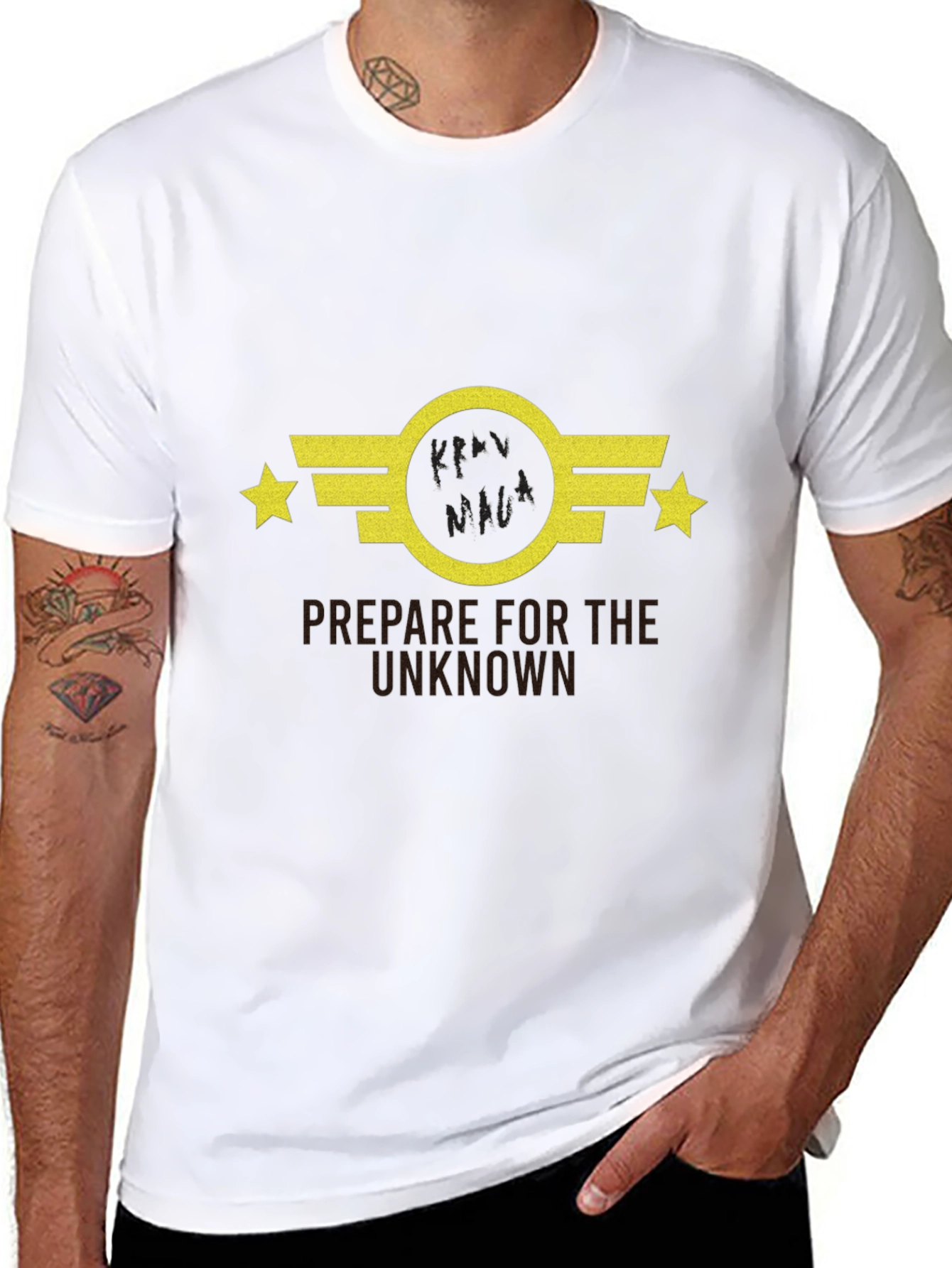 Krav Maga Prepare for Unknown Black T-Shirt