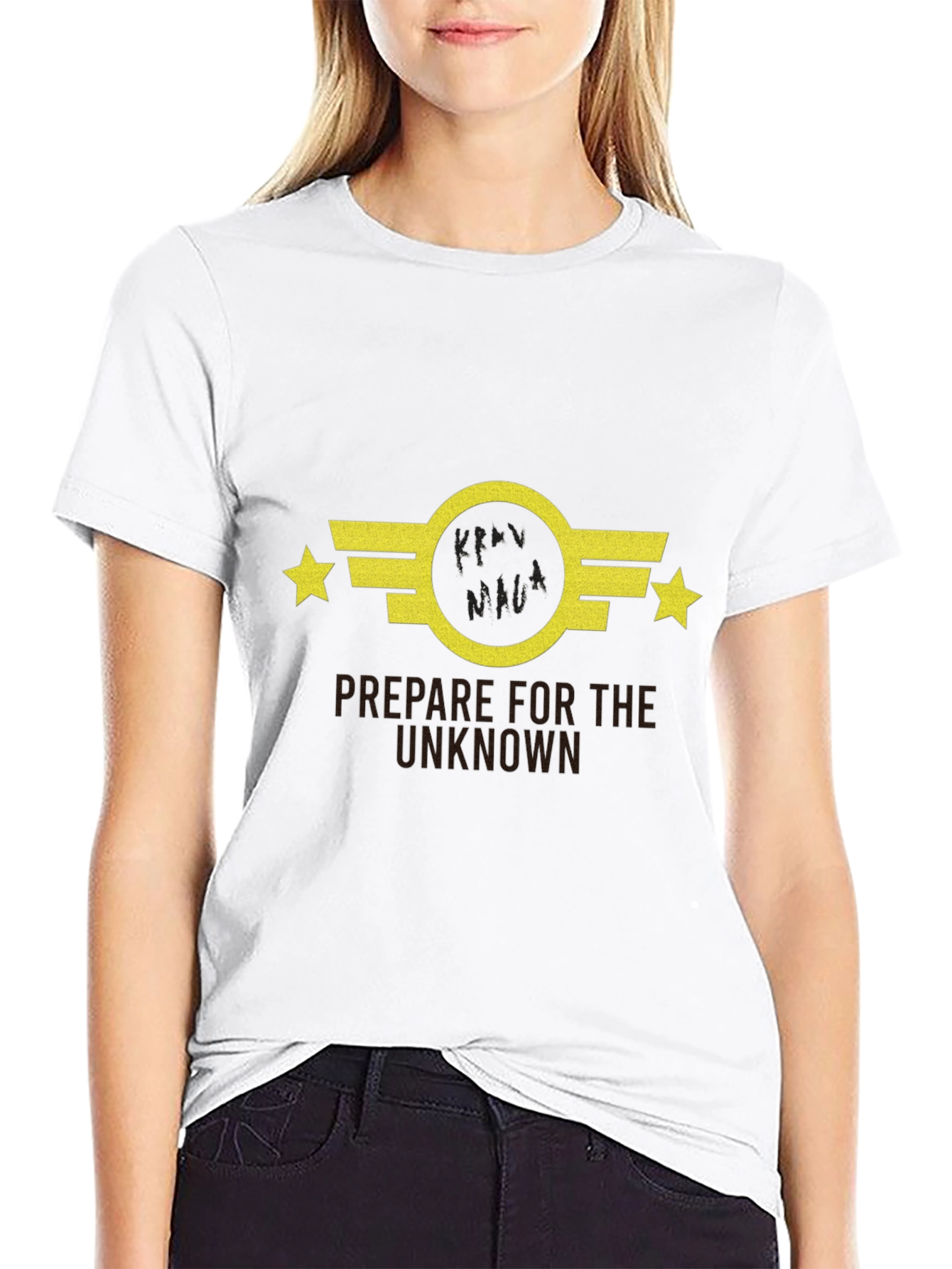 Krav Maga Prepare for Unknown Black T-Shirt