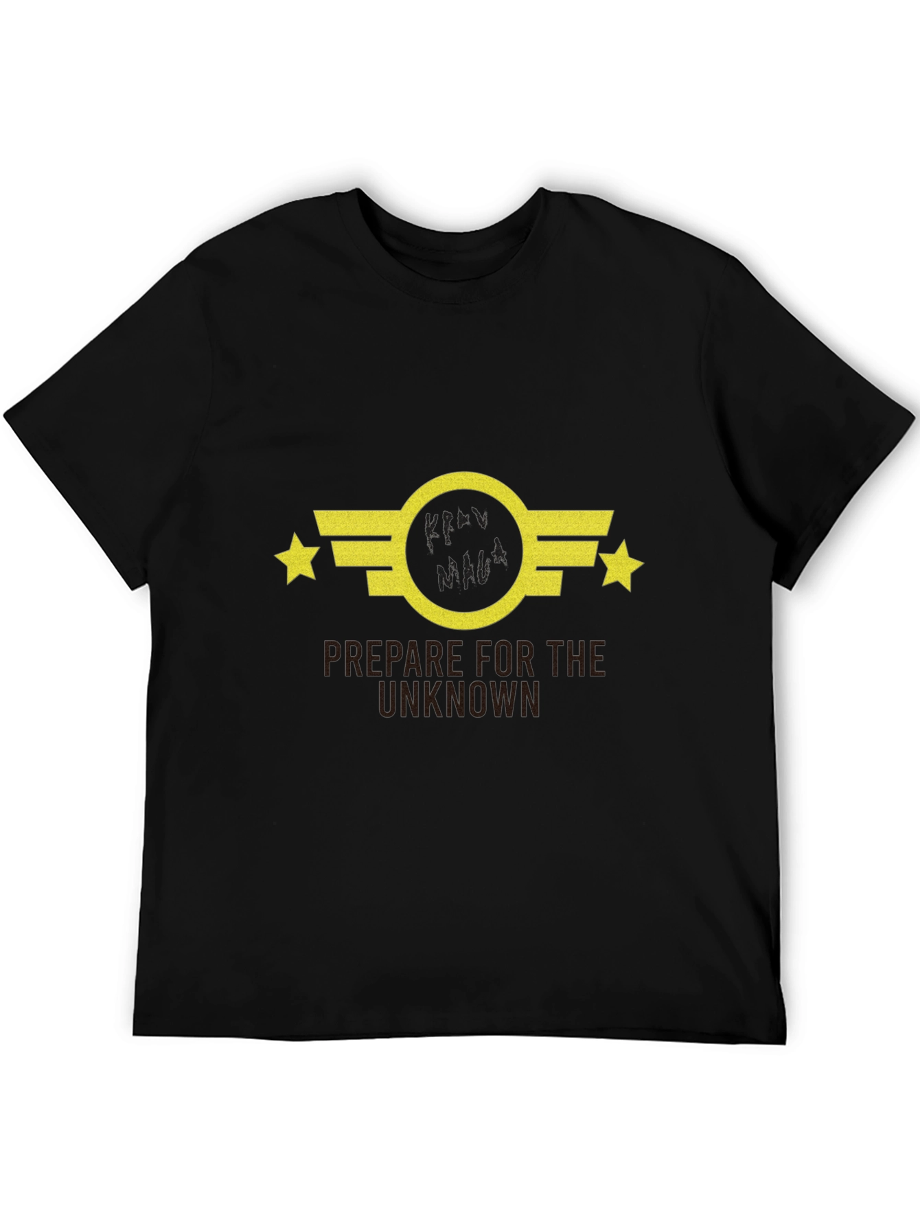 Krav Maga Prepare for Unknown Black T-Shirt