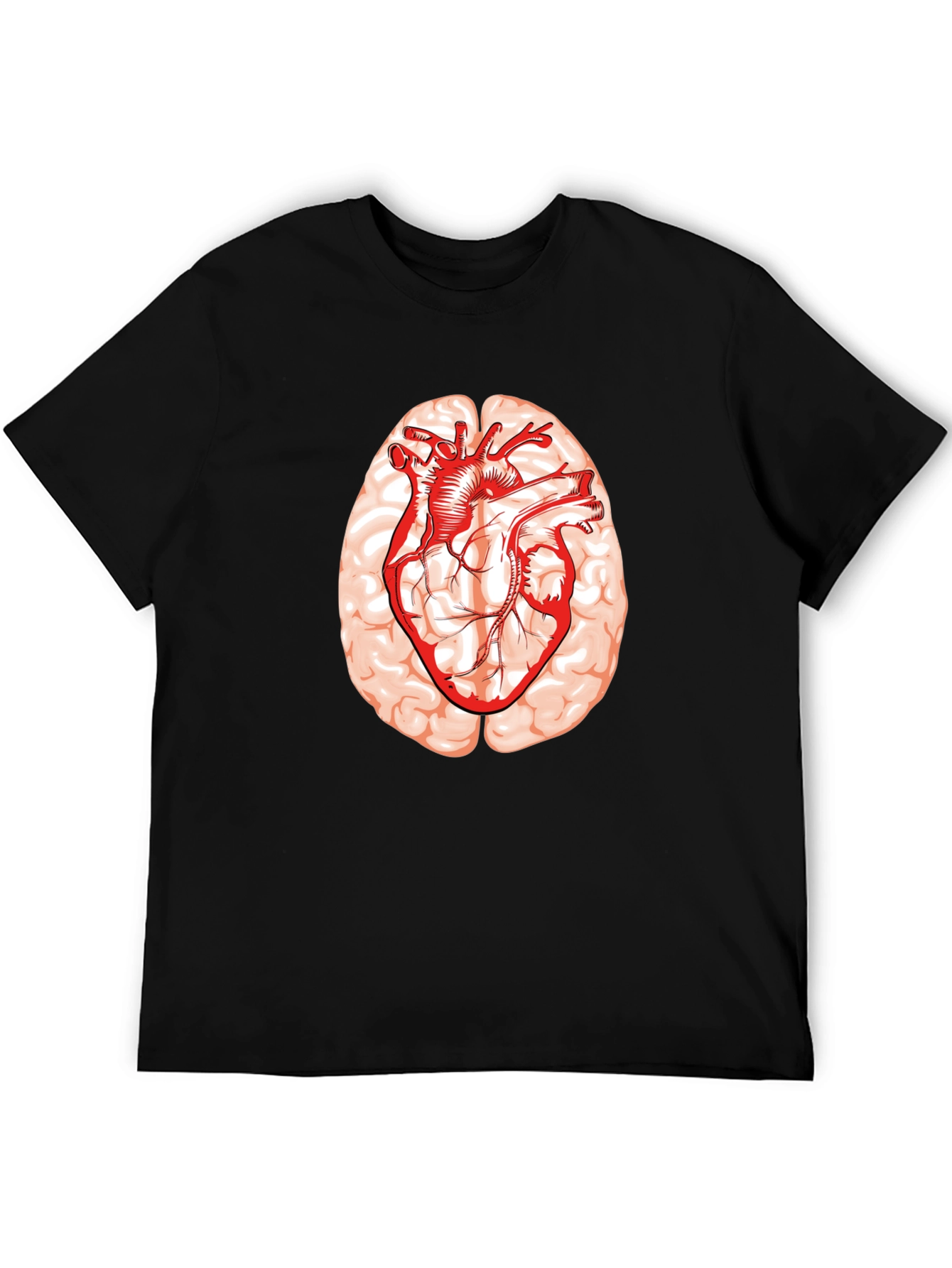 Brain Heart Graphic Tee - Smart Love