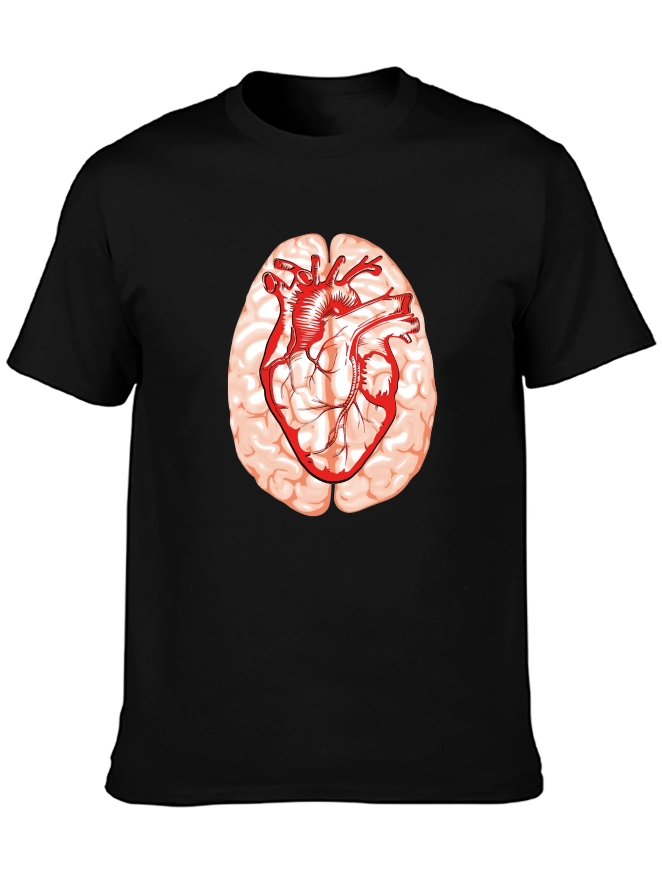 Brain Heart Graphic Tee - Smart Love
