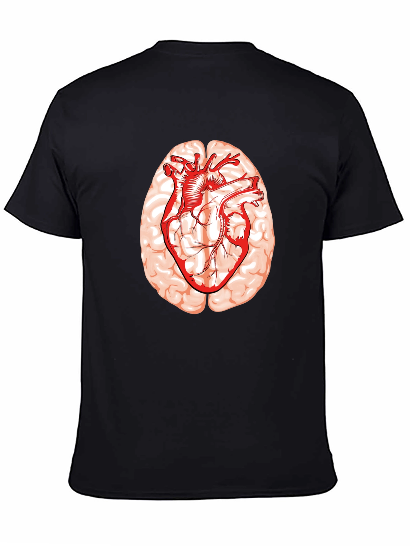 Brain Heart Graphic Tee - Smart Love