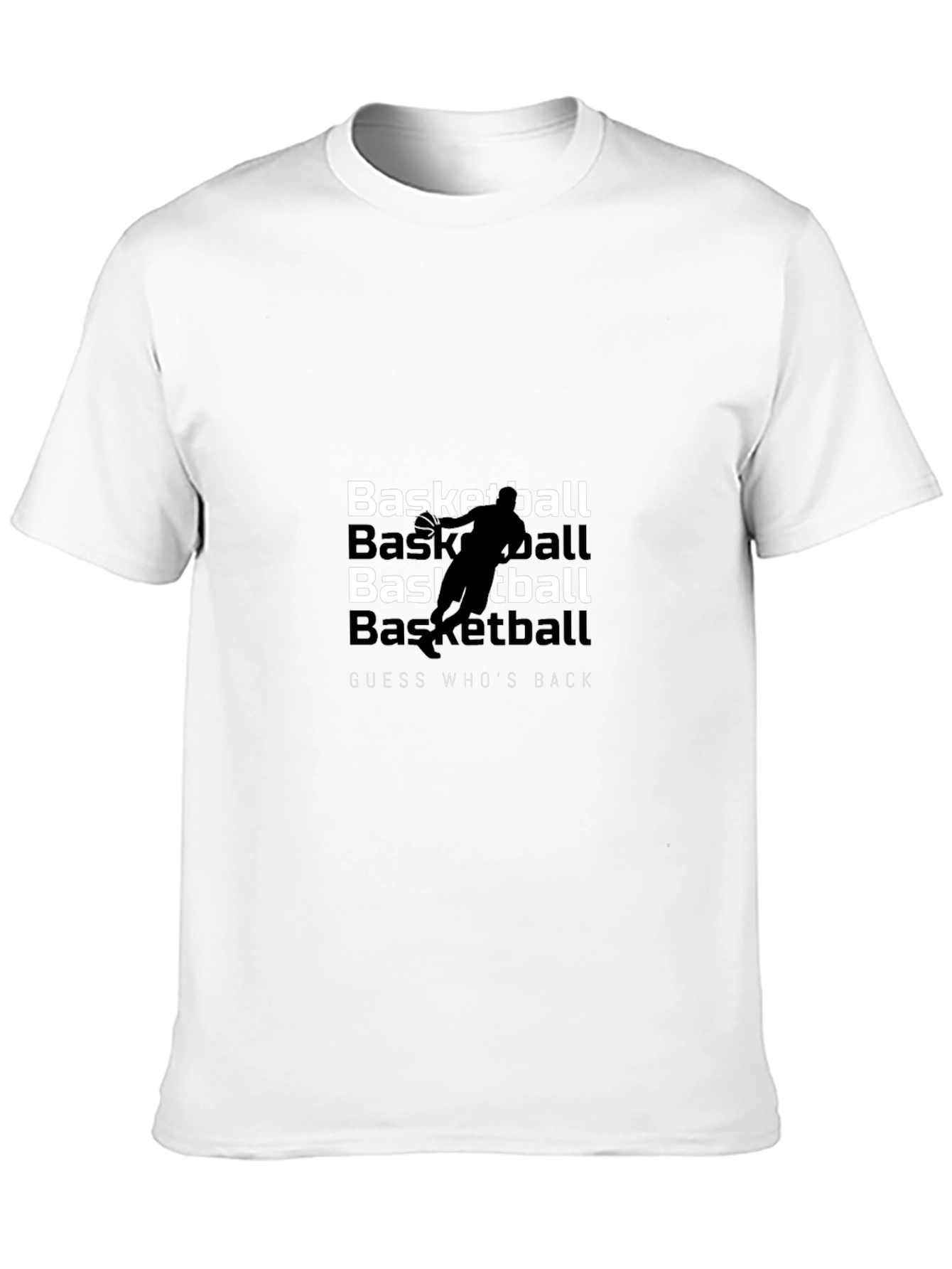 Basketball Graphic T-Shirt: Guess Whos Back Tee