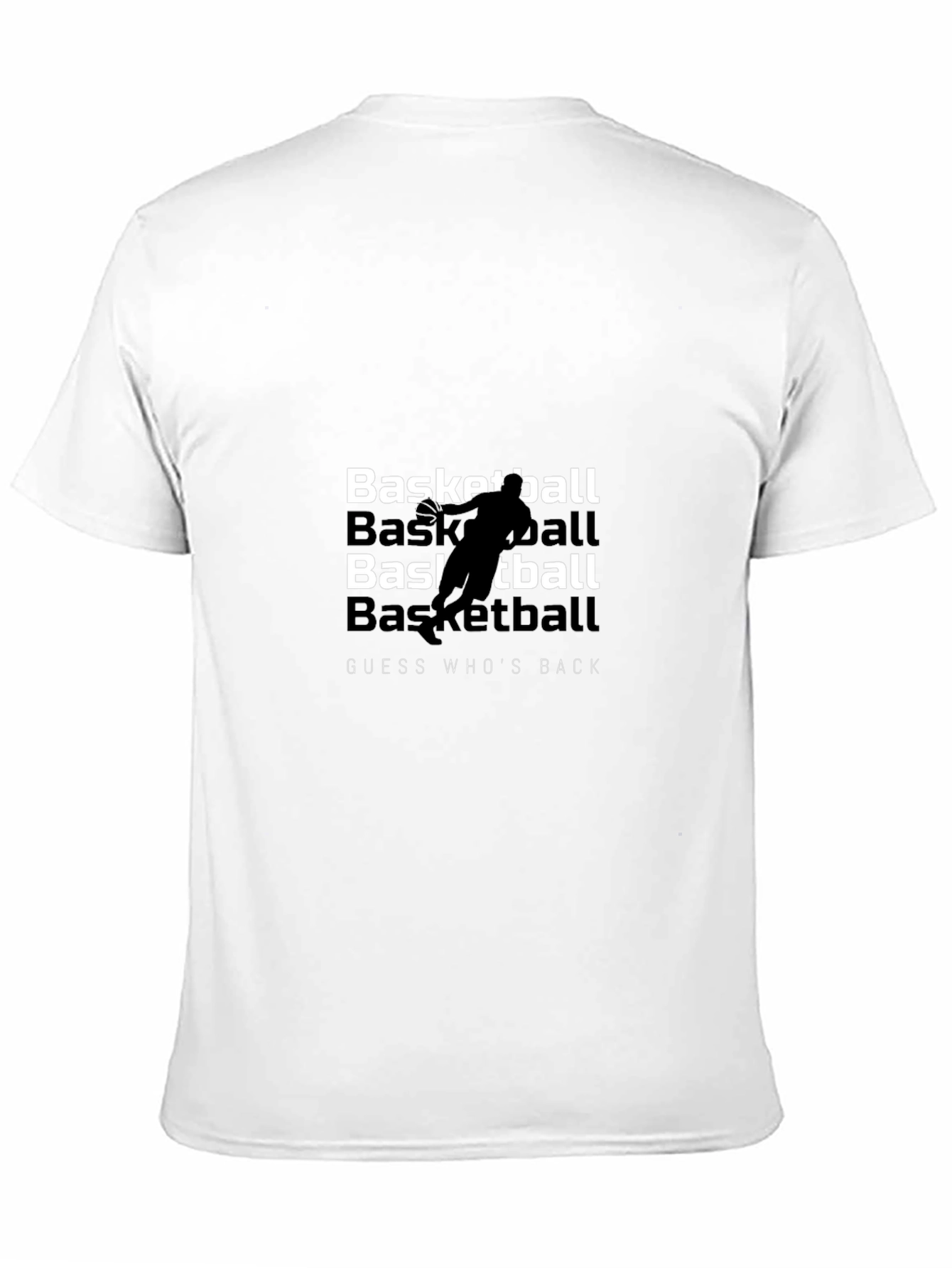 Basketball Graphic T-Shirt: Guess Whos Back Tee