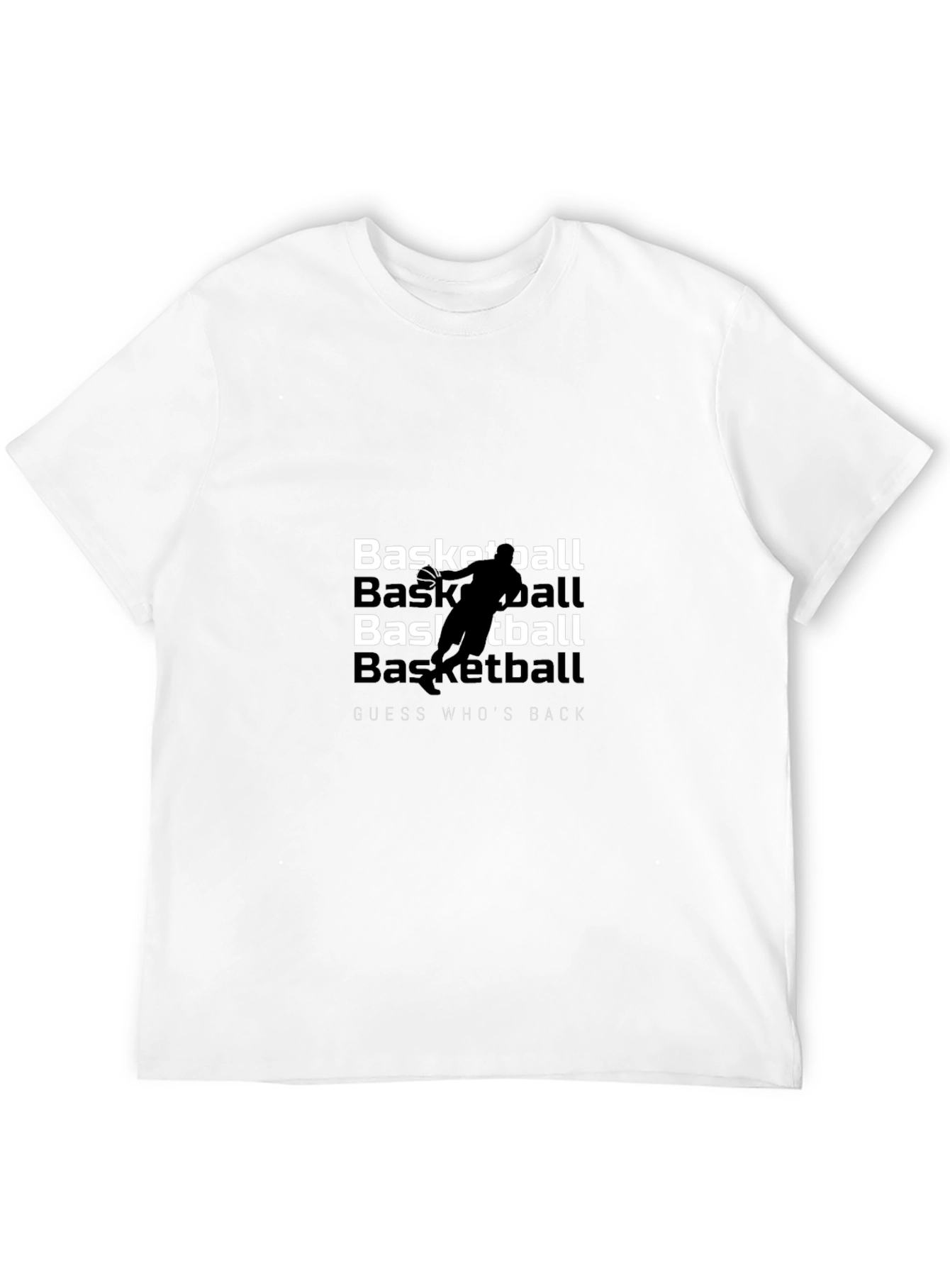 Basketball Graphic T-Shirt: Guess Whos Back Tee