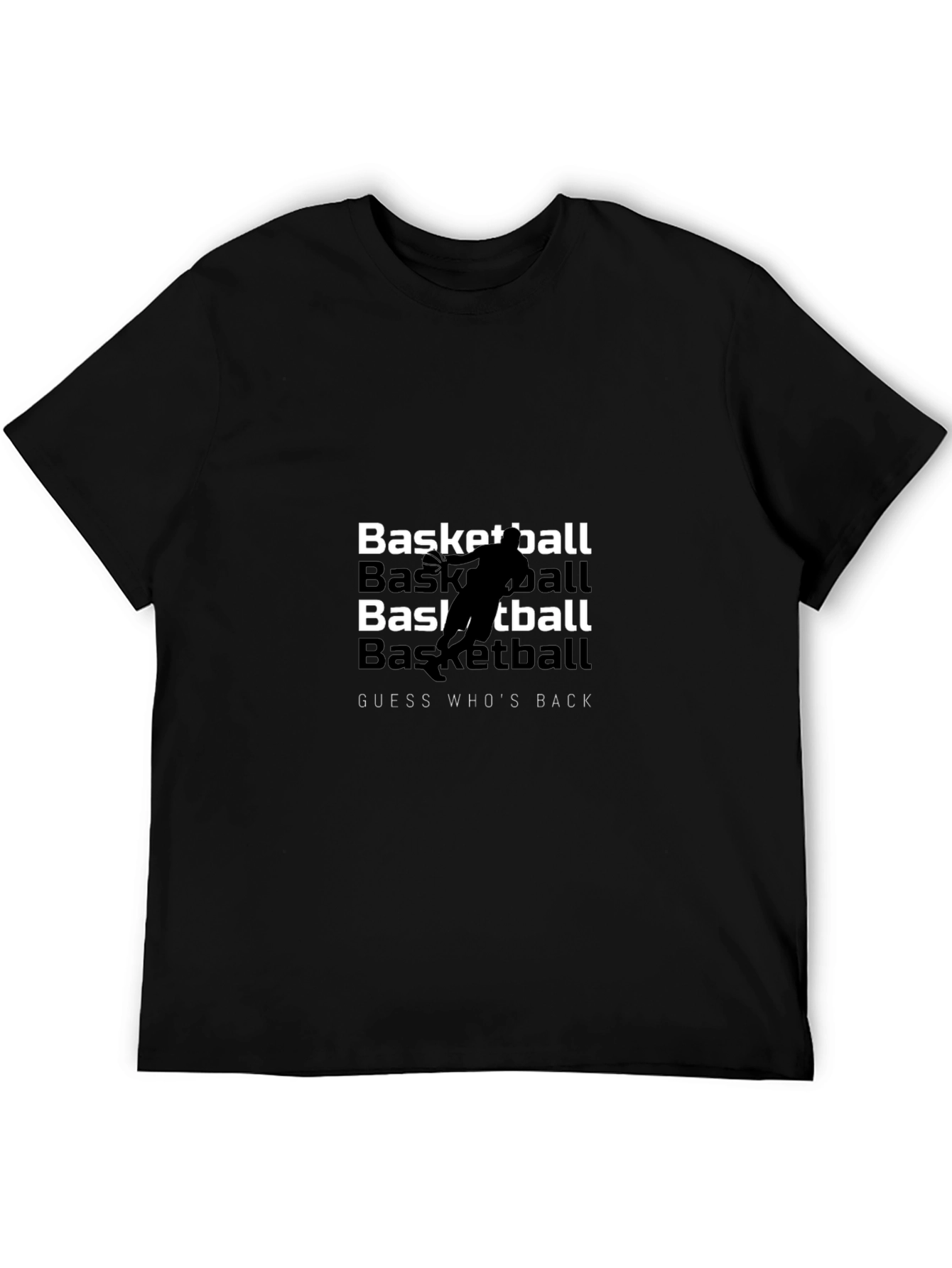 Basketball Graphic T-Shirt: Guess Whos Back Tee