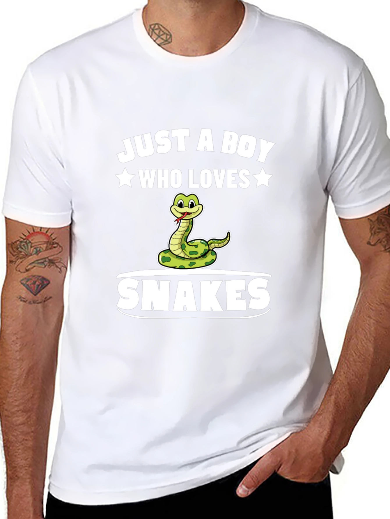 Just A Boy Who Loves Snakes T-Shirt