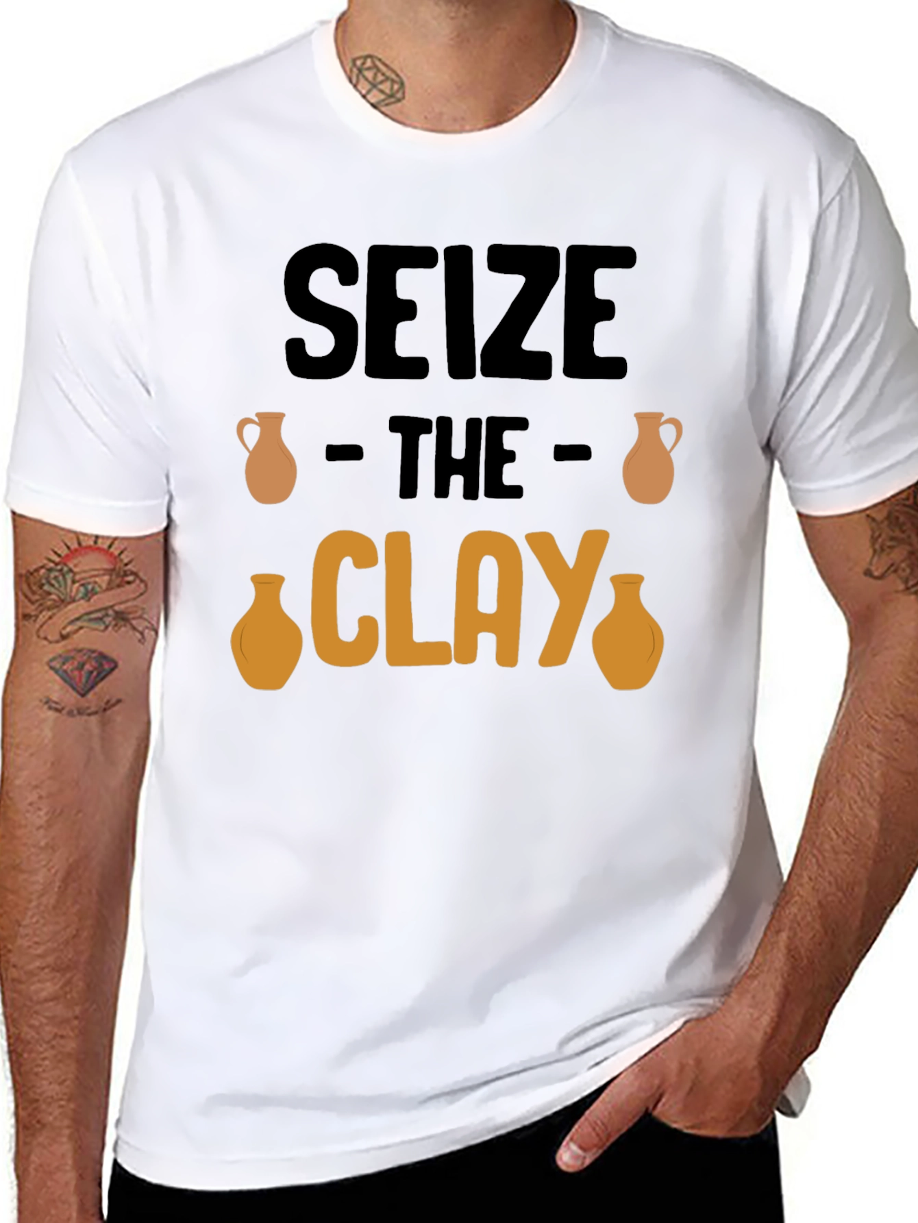 Seize The Clay T-Shirt - Pottery Lover Tee