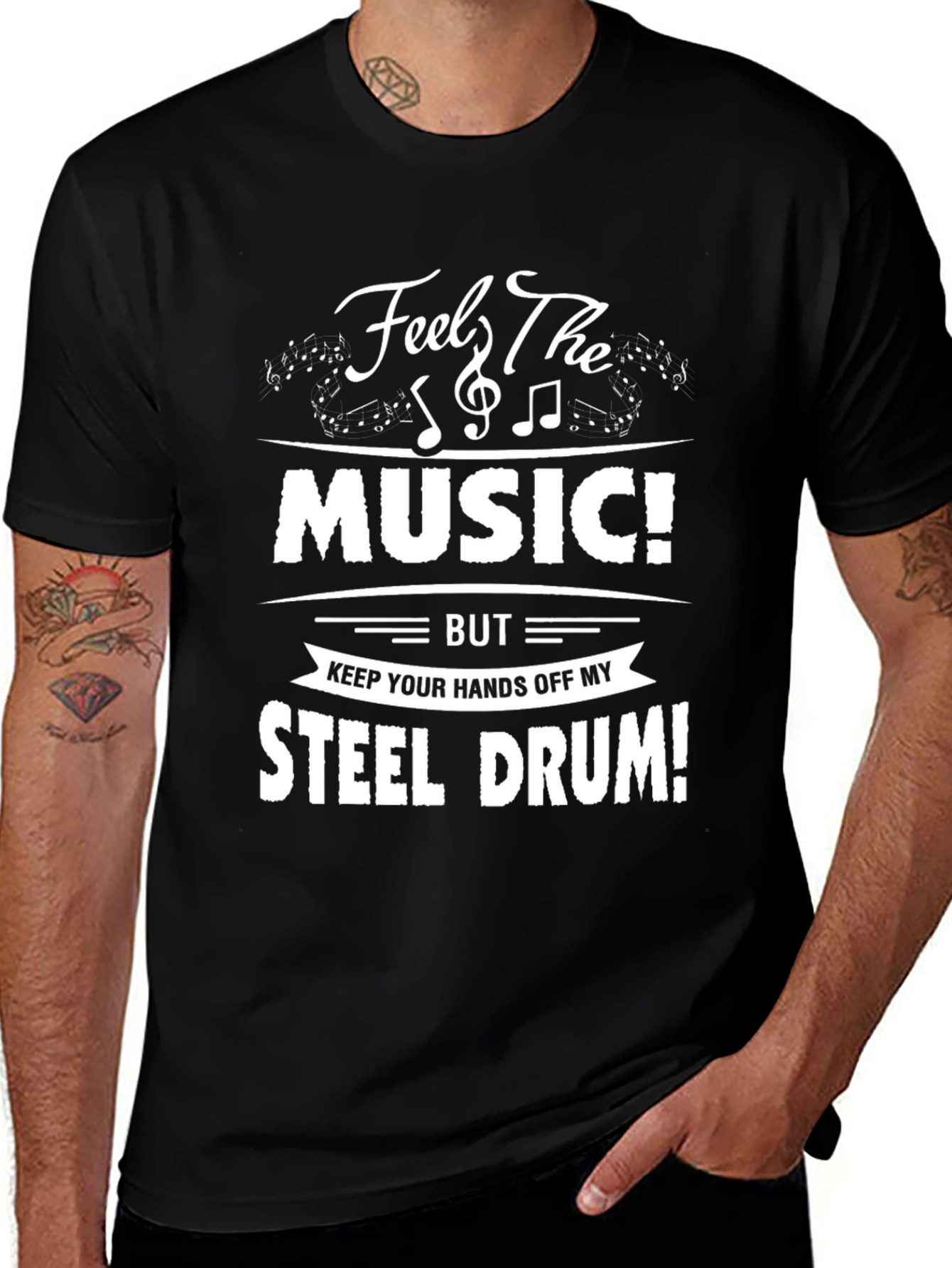 Feel The Music! Steel Drum T-Shirt