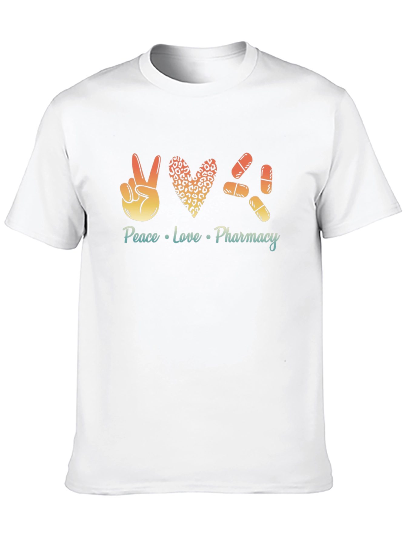 Peace Love Pharmacy Graphic T-Shirt