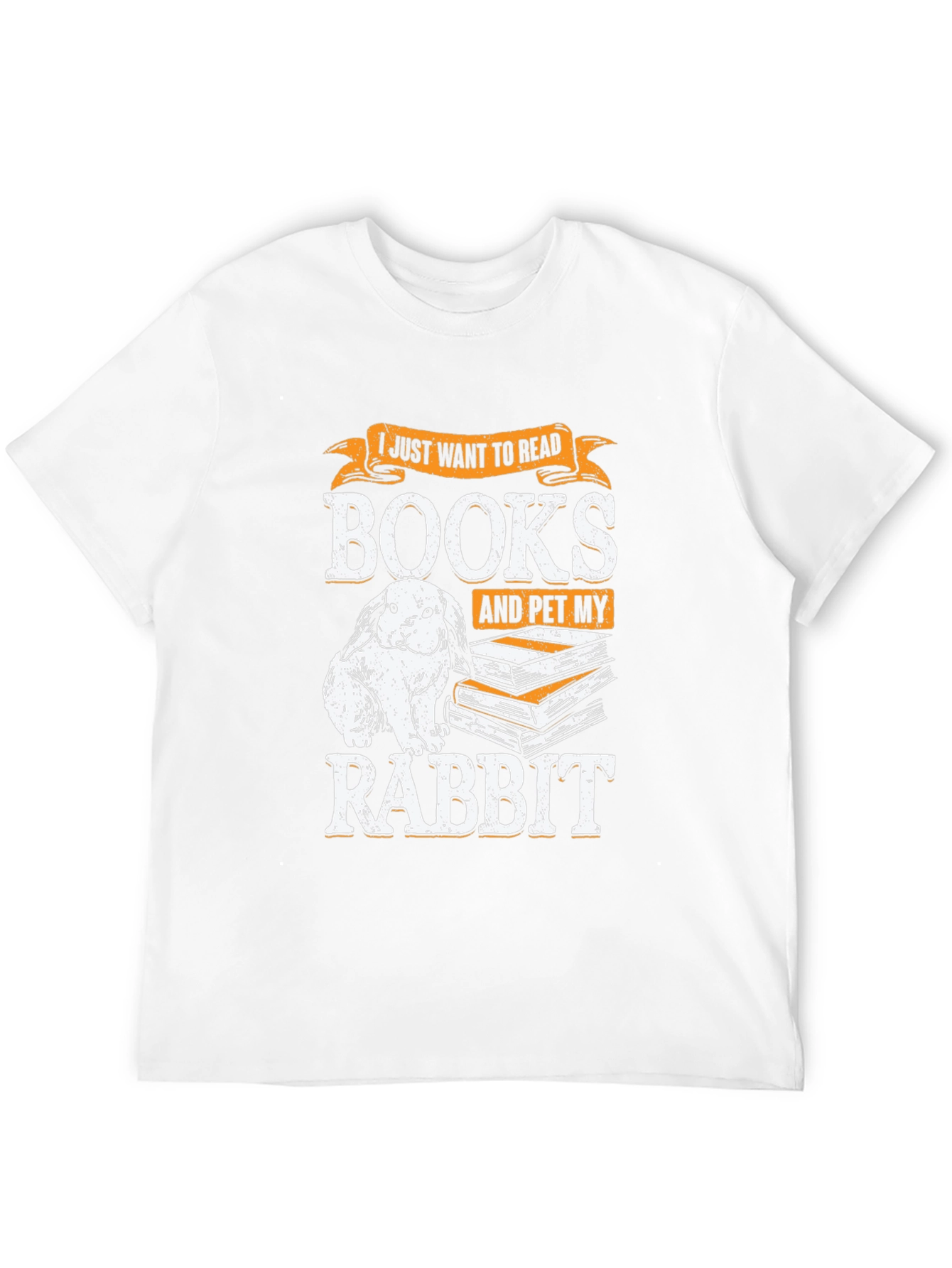 Read Books & Pet My Rabbit - Novelty T-Shirt