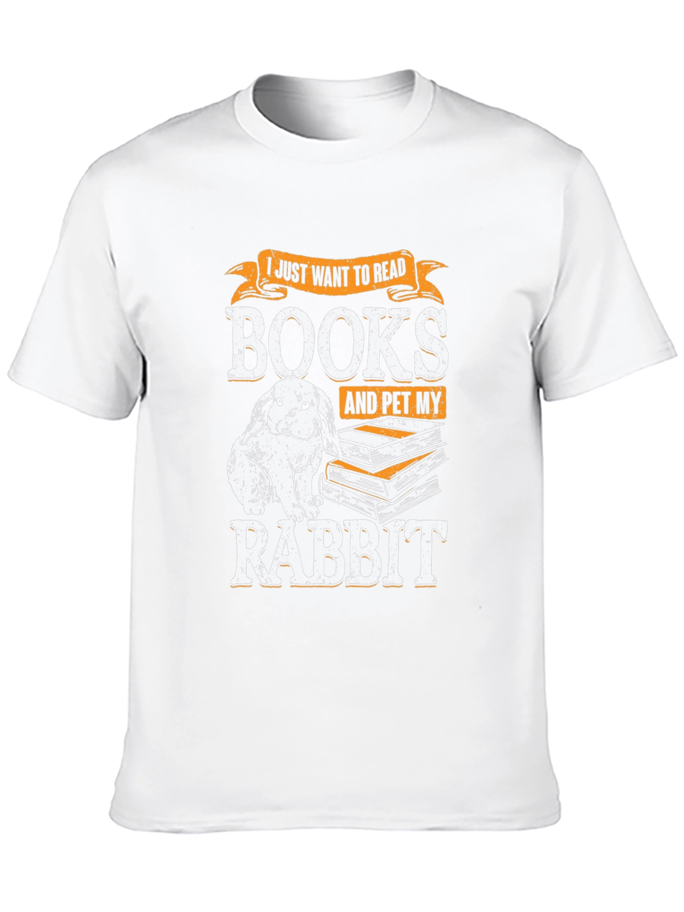Read Books & Pet My Rabbit - Novelty T-Shirt
