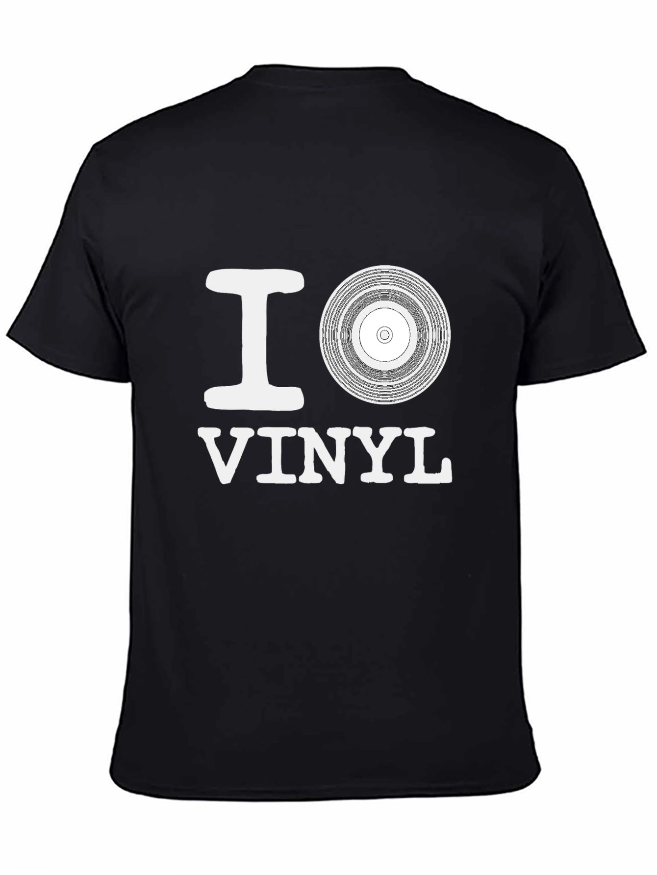 I Love Vinyl Graphic Tee - Music Lovers T-Shirt
