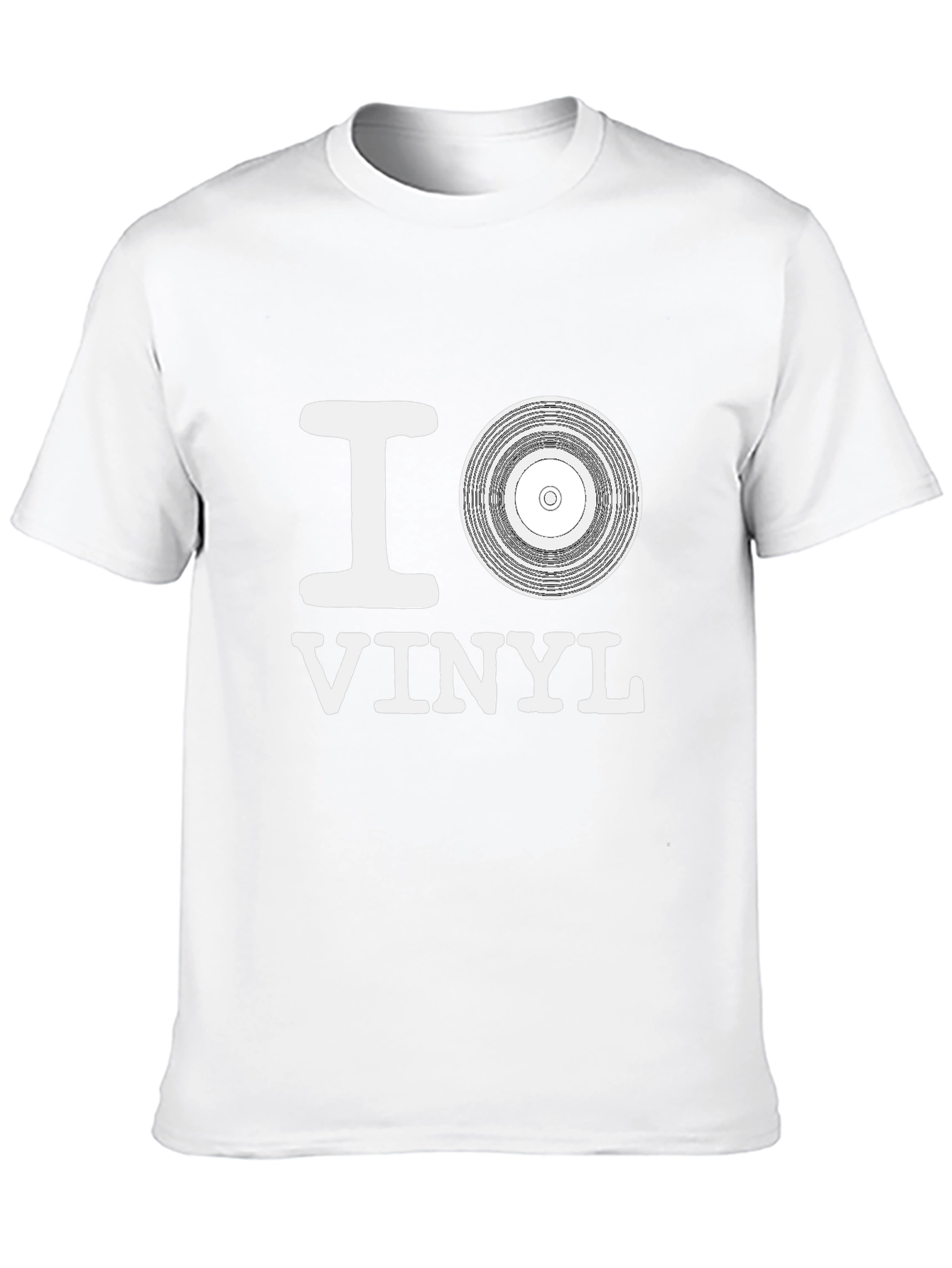 I Love Vinyl Graphic Tee - Music Lovers T-Shirt