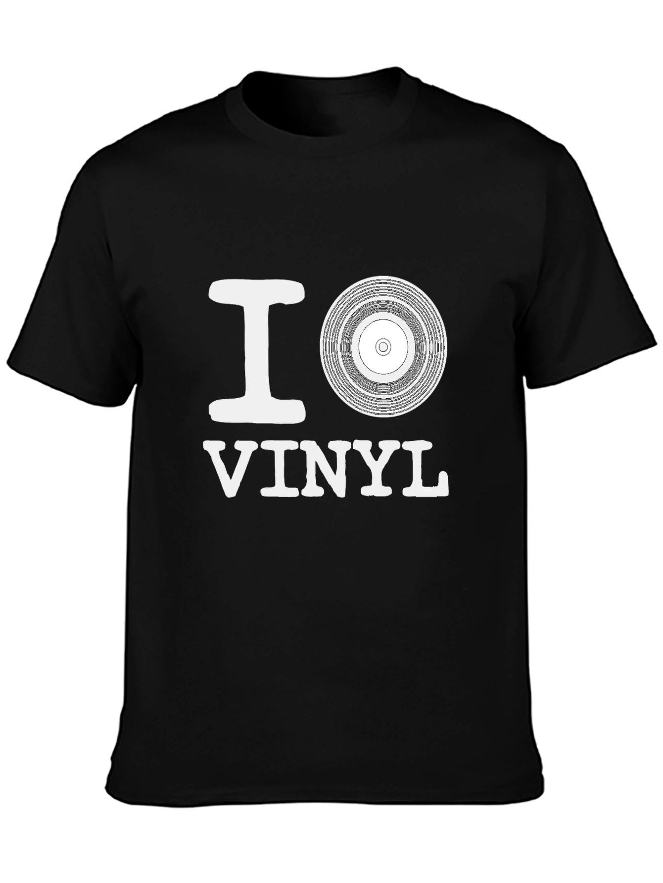 I Love Vinyl Graphic Tee - Music Lovers T-Shirt