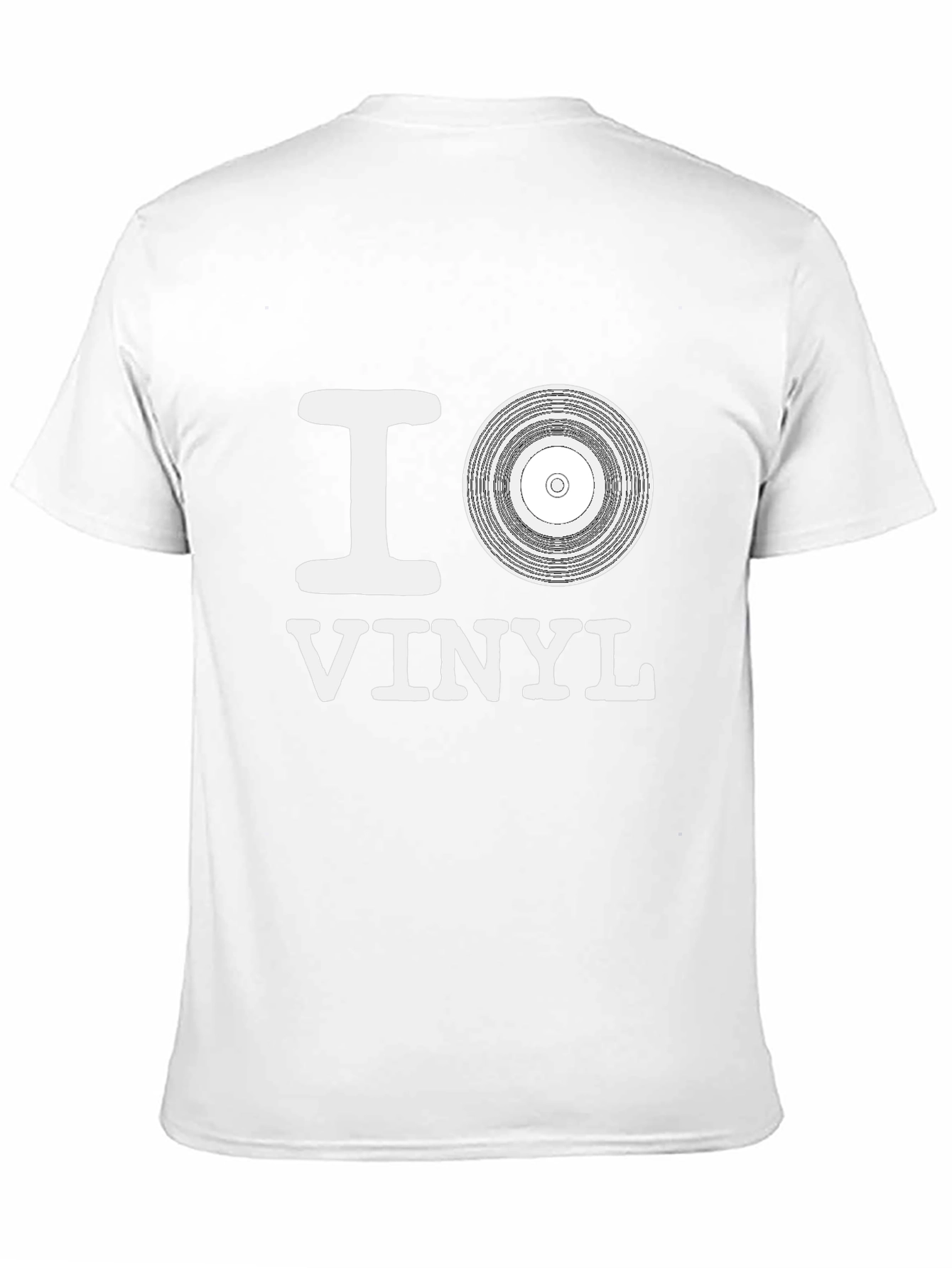I Love Vinyl Graphic Tee - Music Lovers T-Shirt