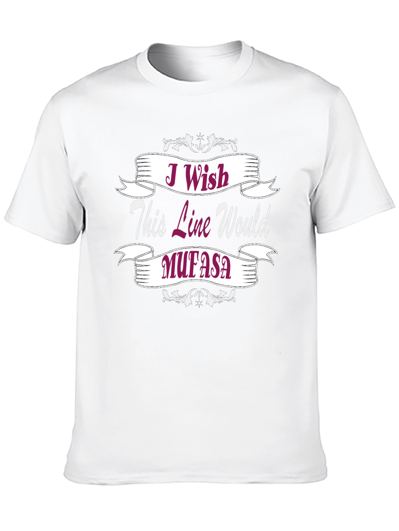 I Wish This Line Would Mufasa Graphic Tee