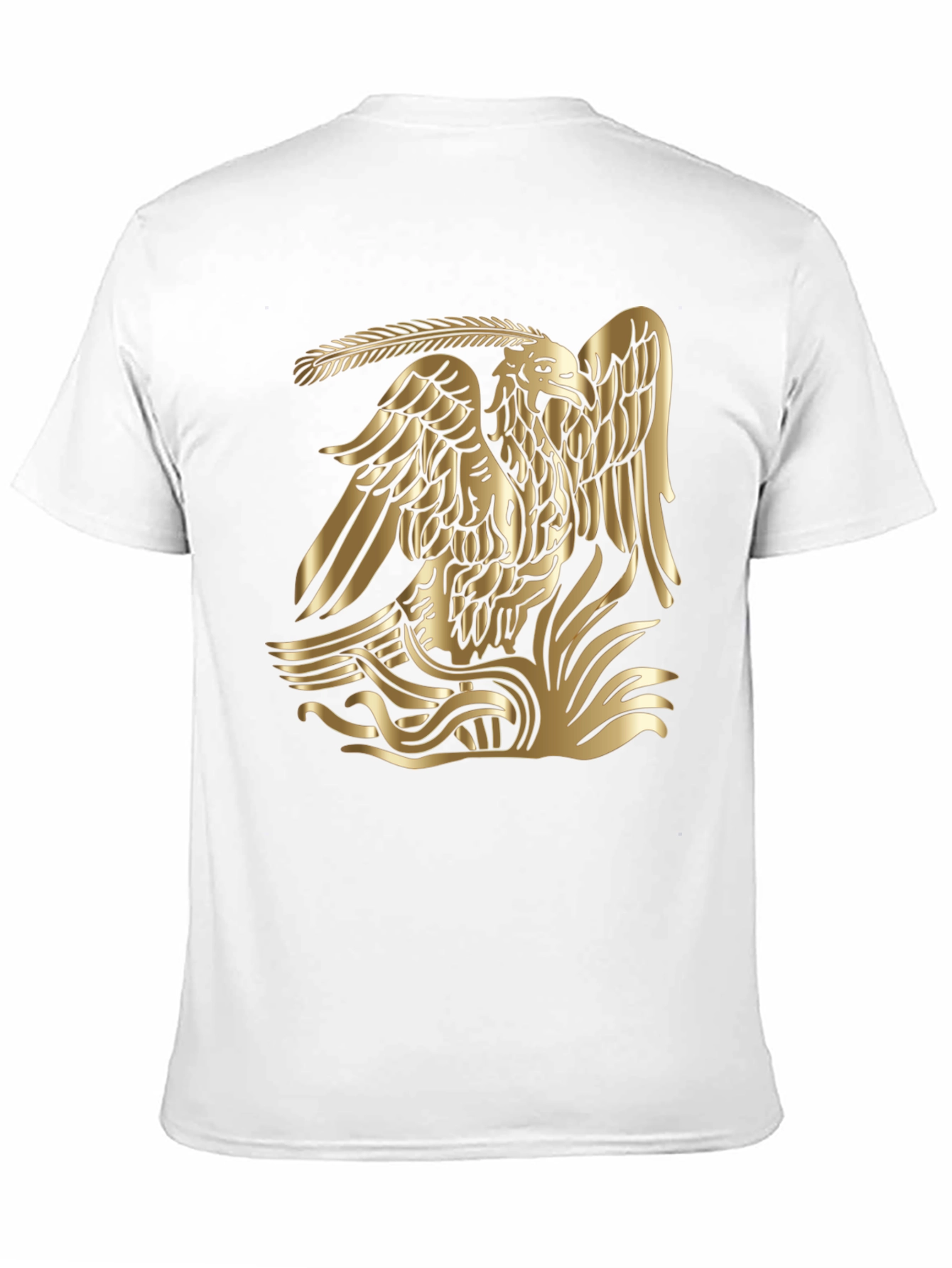Golden Eagle Graphic Black Tee