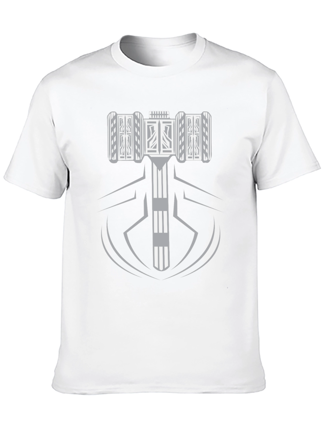 Hammer Graphic Black T-Shirt | Premium Cotton Tee