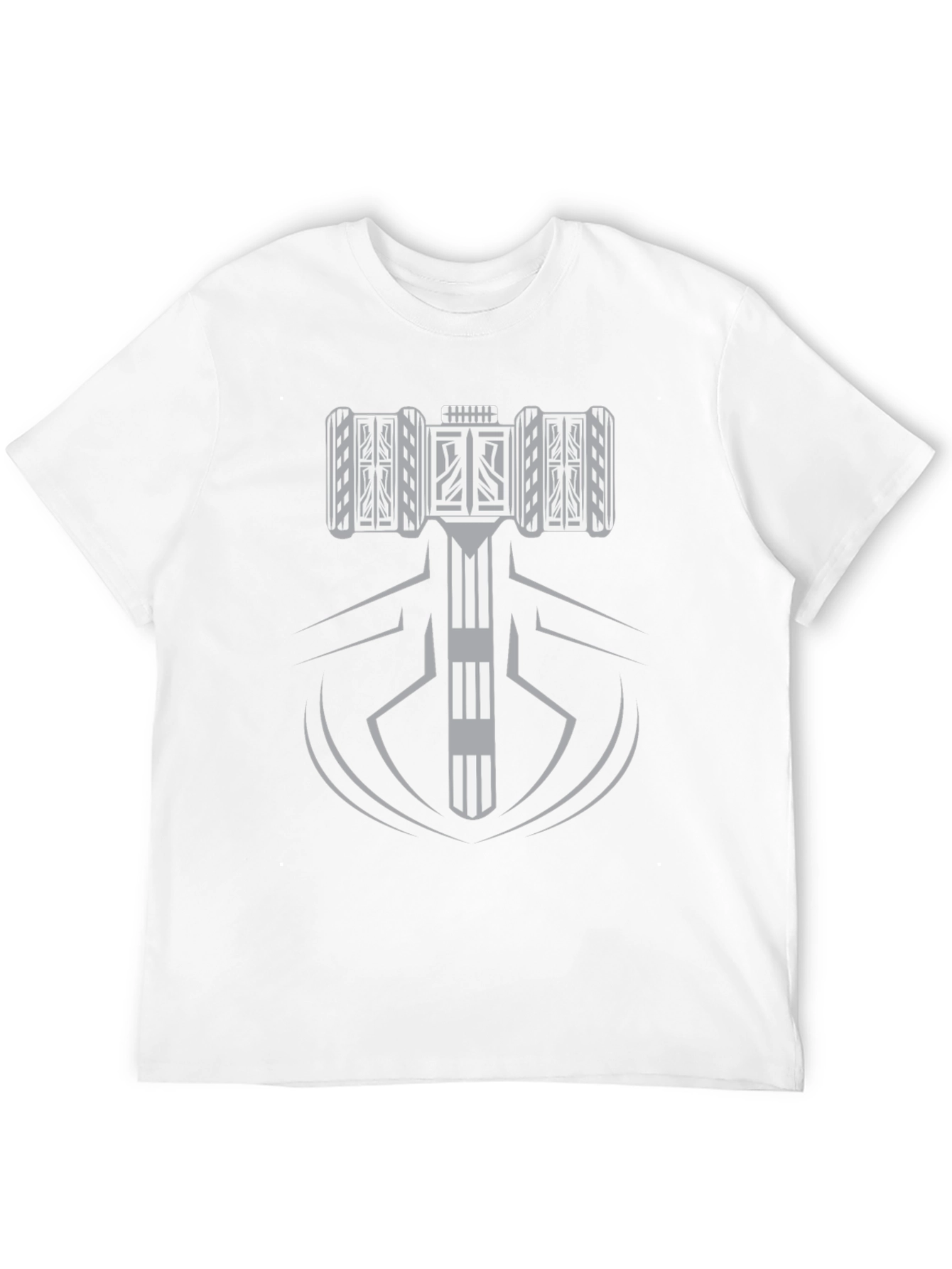 Hammer Graphic Black T-Shirt | Premium Cotton Tee