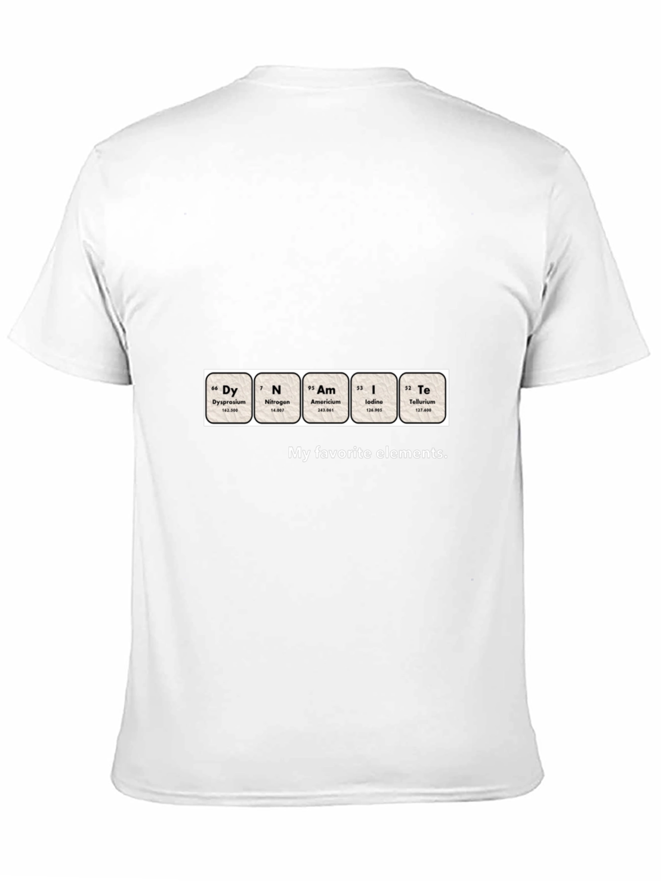 Funny Periodic Table T-Shirt - My Favorite Elements