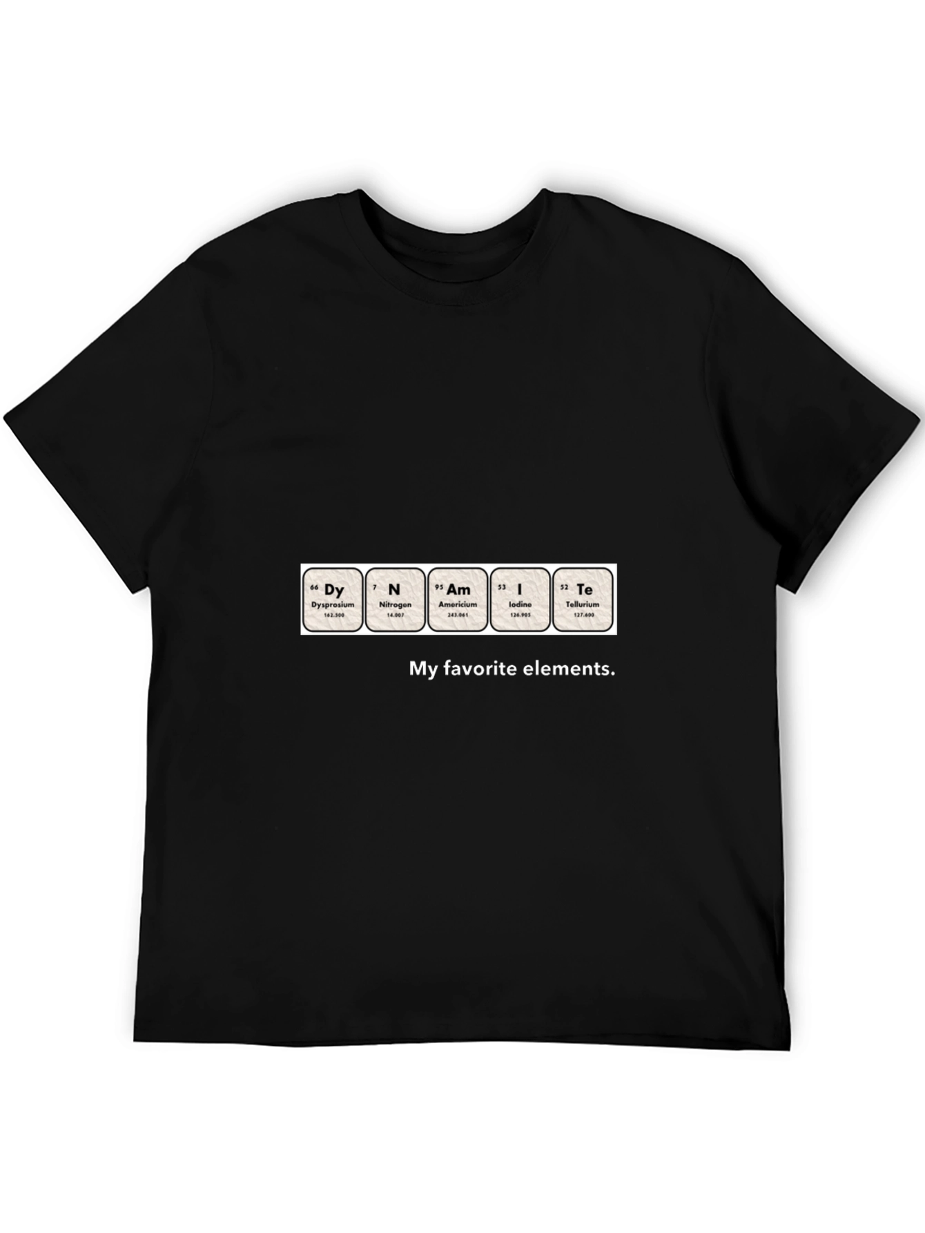 Funny Periodic Table T-Shirt - My Favorite Elements