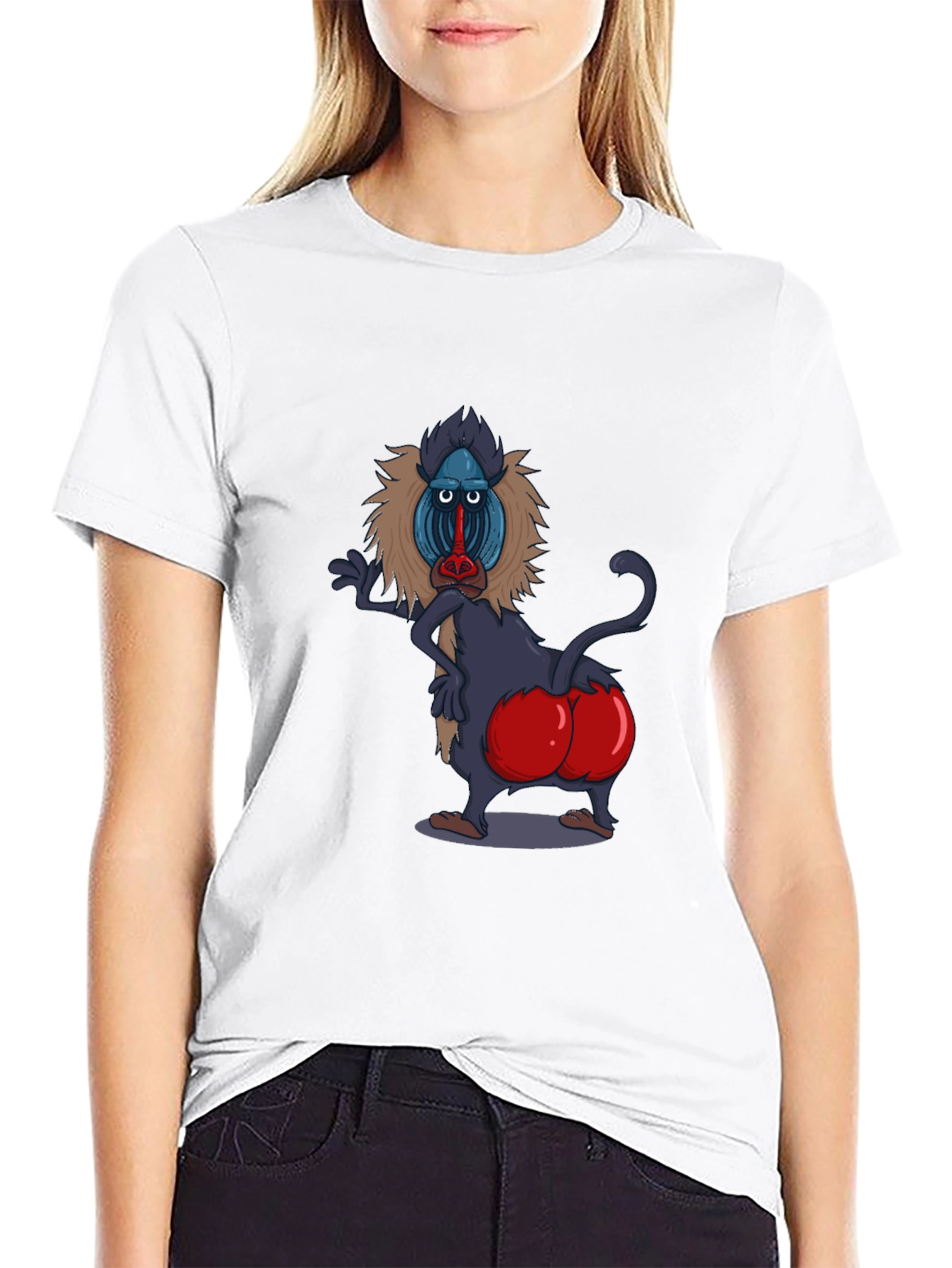 Funny Baboon T-Shirt - Cheeky Monkey Tee