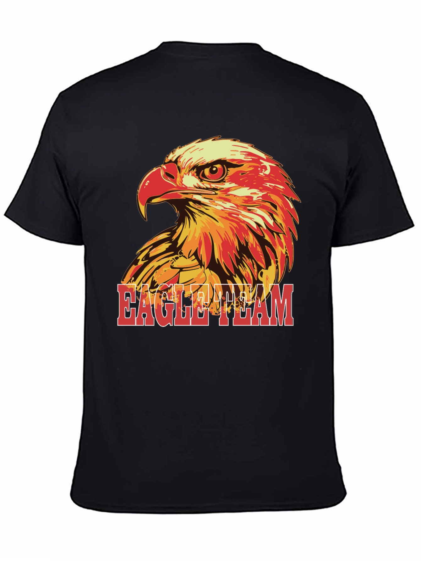 Eagle Team Graphic T-Shirt - Black