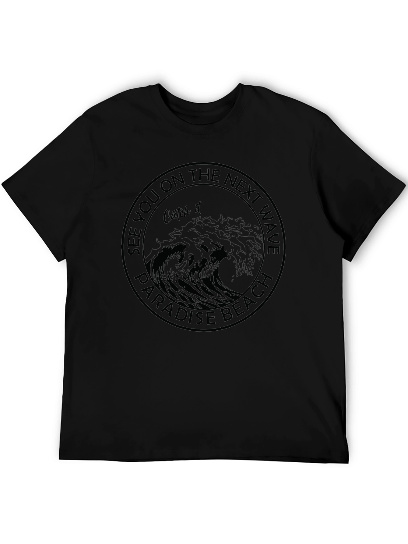 Paradise Beach Wave Graphic T-Shirt