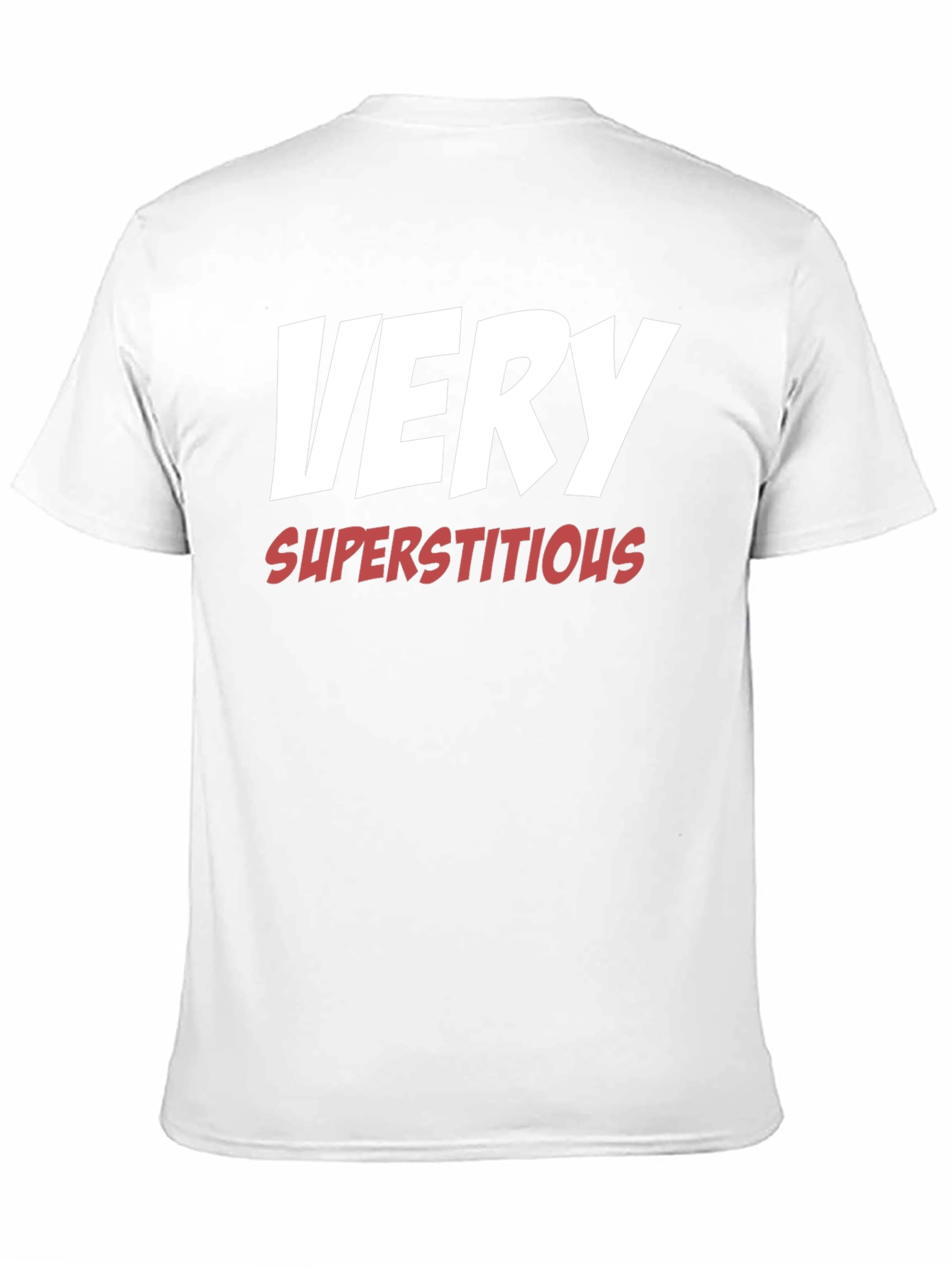 Very Superstitious T-Shirt - Black Cotton Blend