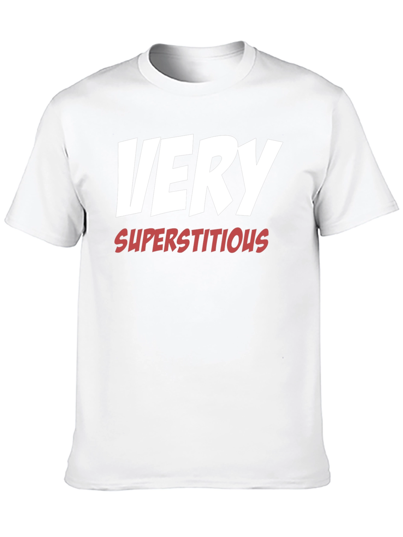 Very Superstitious T-Shirt - Black Cotton Blend