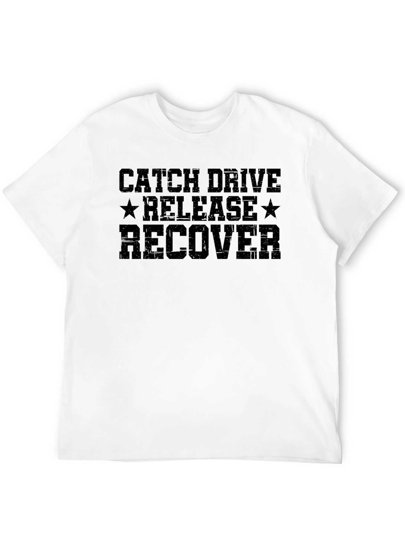 Catch Drive Release Recover Black T-Shirt