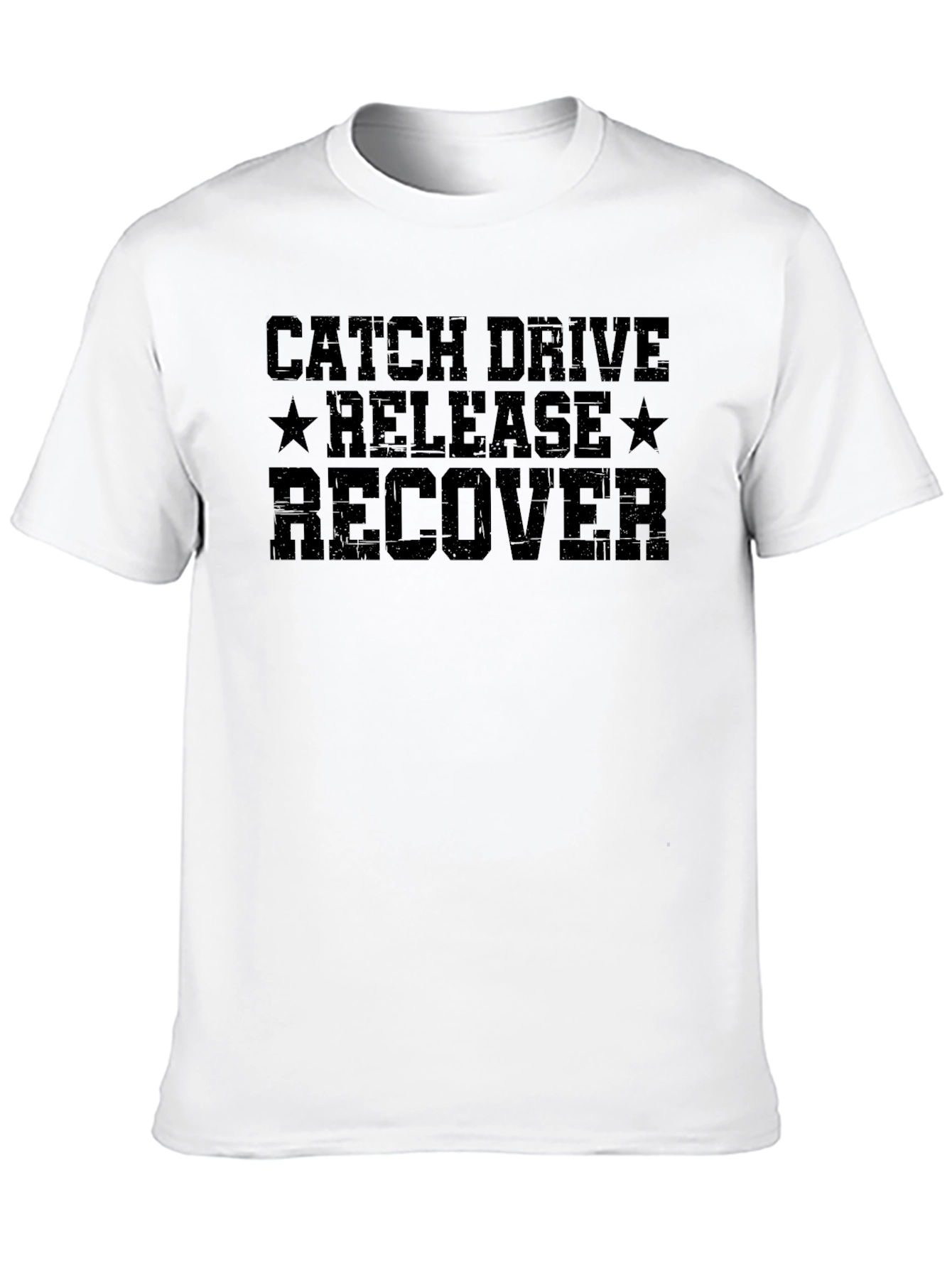 Catch Drive Release Recover Black T-Shirt