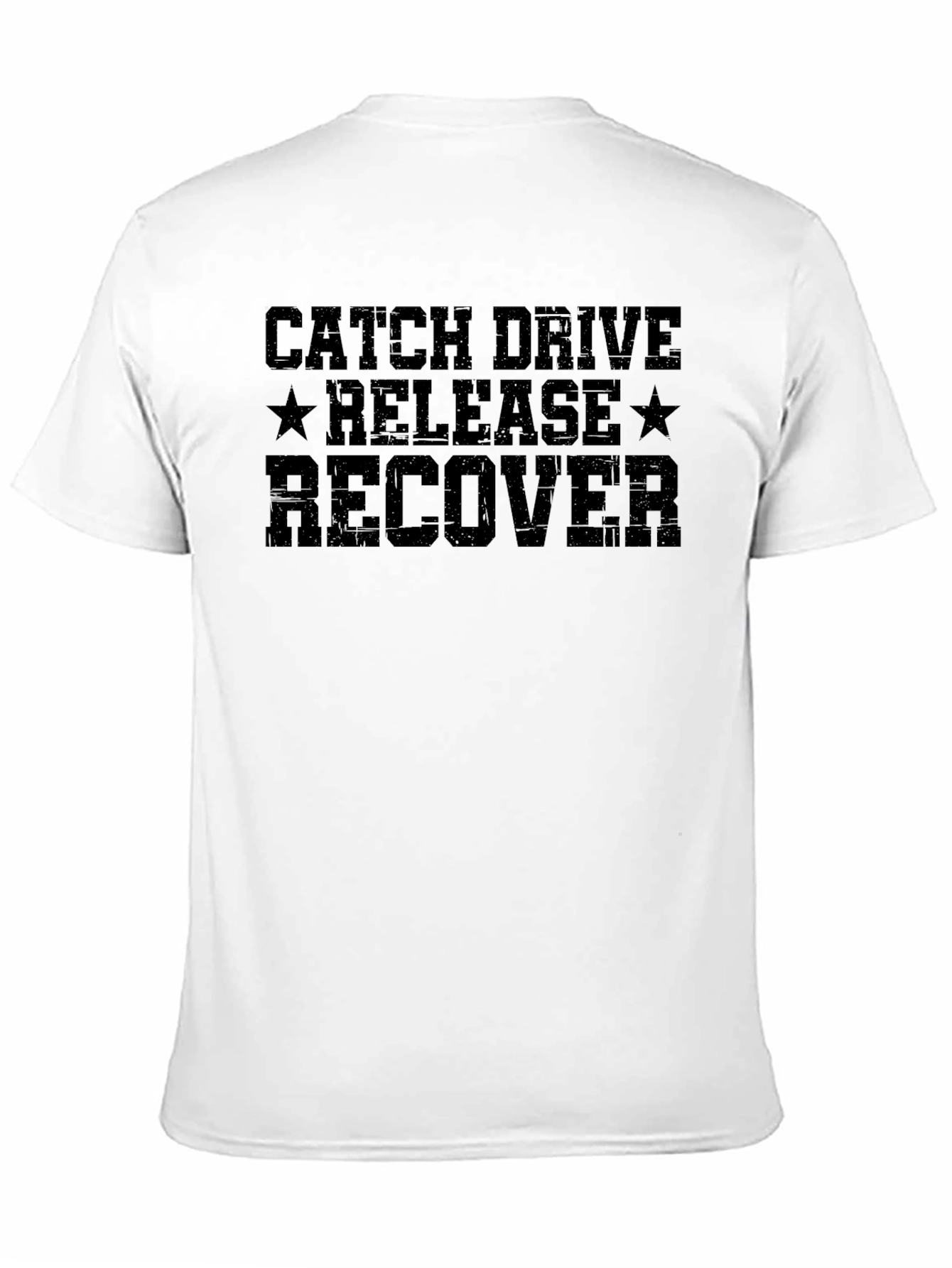 Catch Drive Release Recover Black T-Shirt