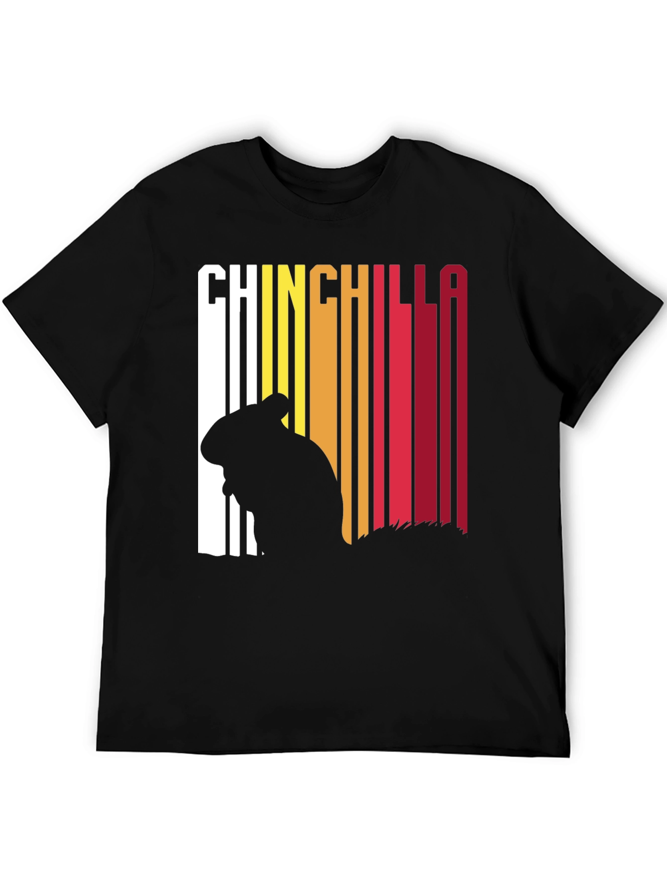 Chinchilla Retro Style Graphic T-Shirt