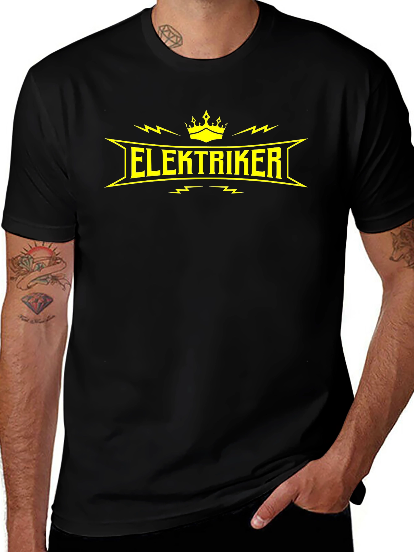 Elektriker Black T-Shirt - Electrician Pride!