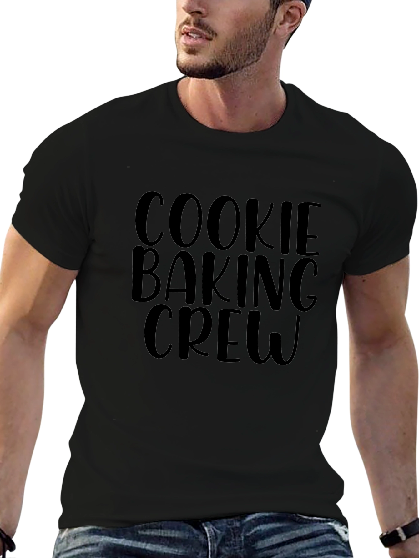 Cookie Baking Crew Black T-Shirt