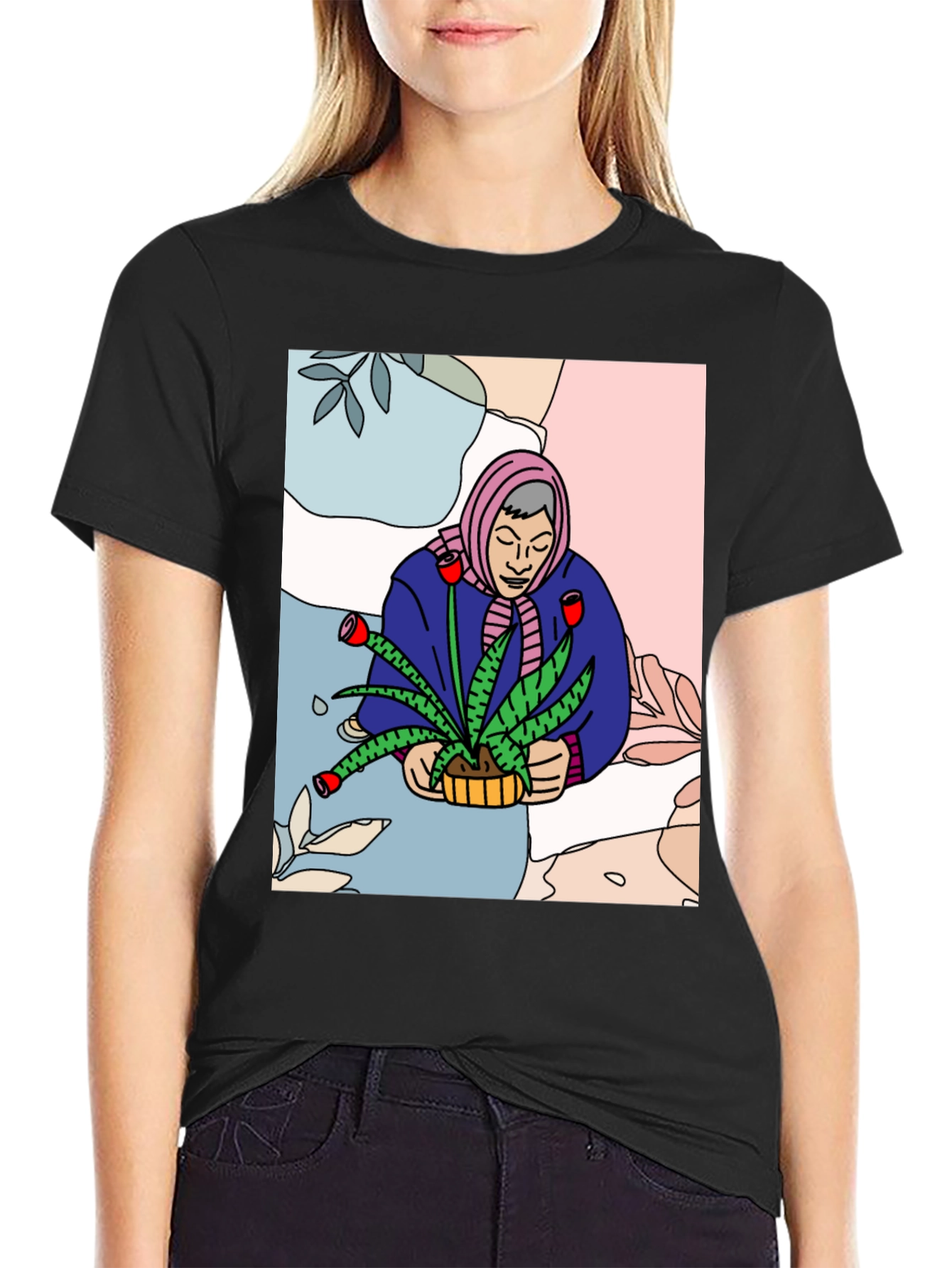 Unique Graphic Print T-Shirt - Unisex
