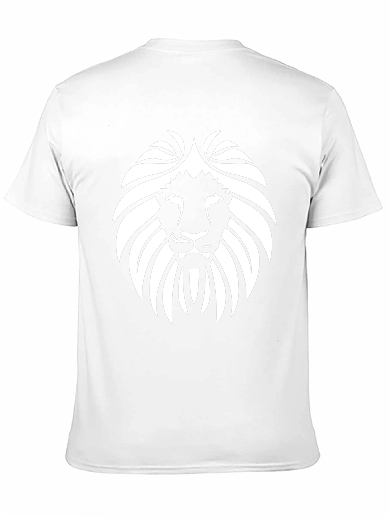 Lion Head Graphic Black T-Shirt