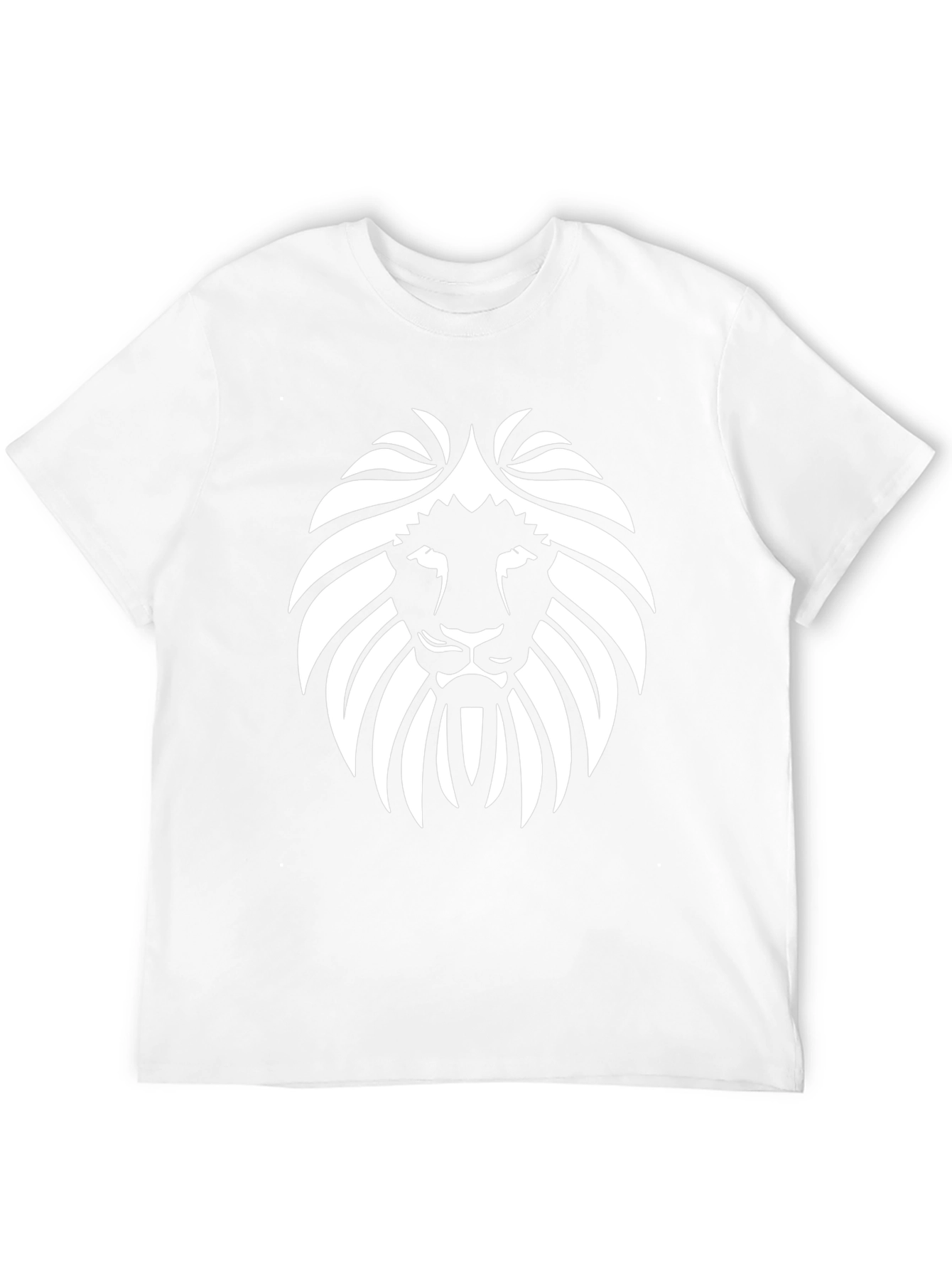Lion Head Graphic Black T-Shirt