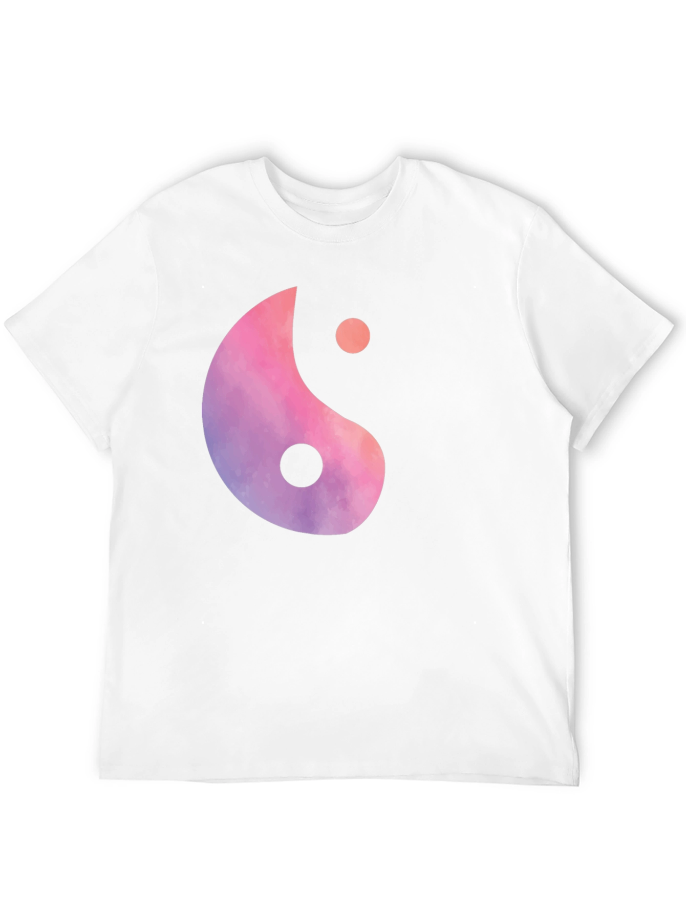 Yin Yang Graphic Tee - Black Cotton Blend