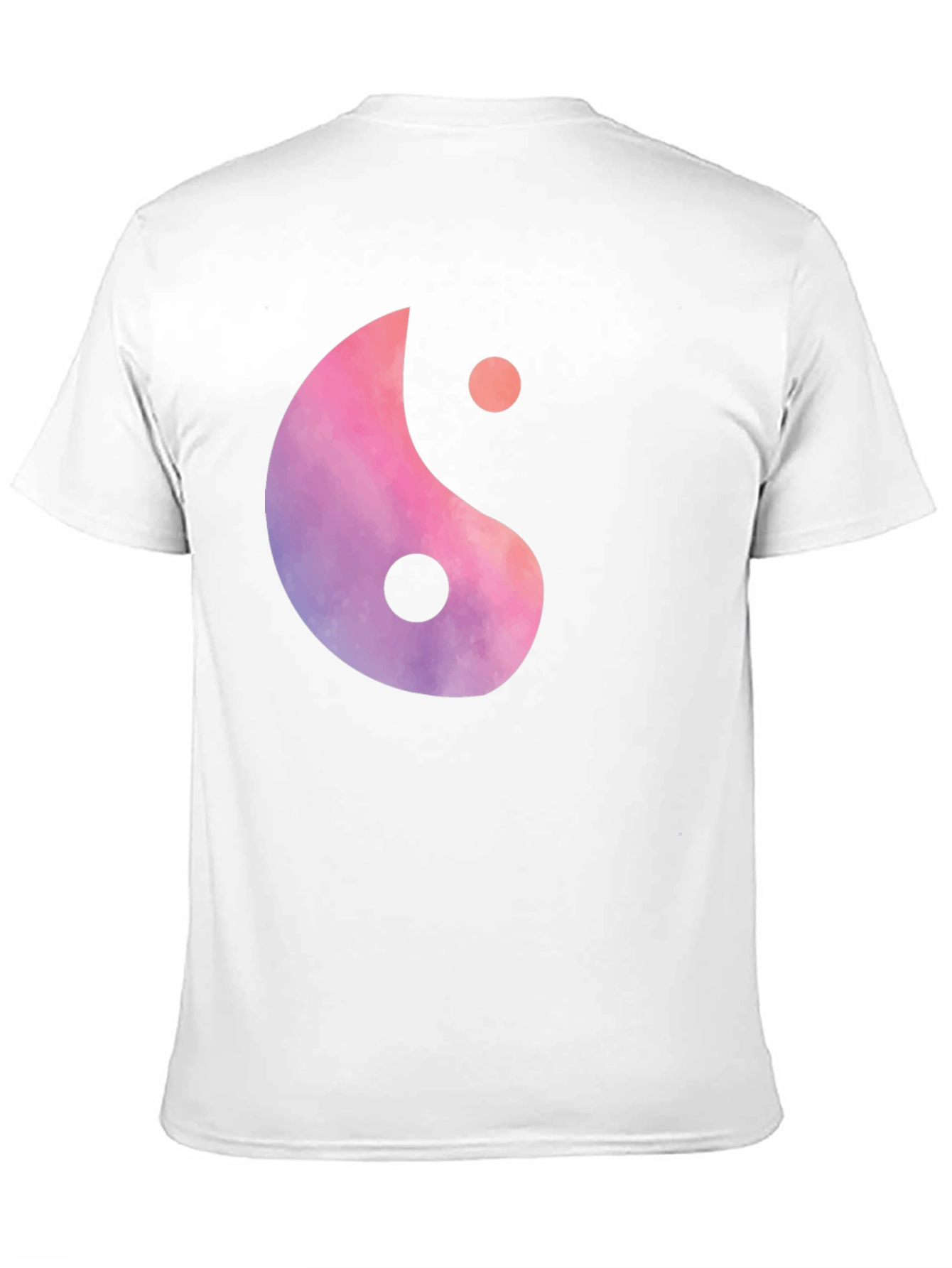 Yin Yang Graphic Tee - Black Cotton Blend