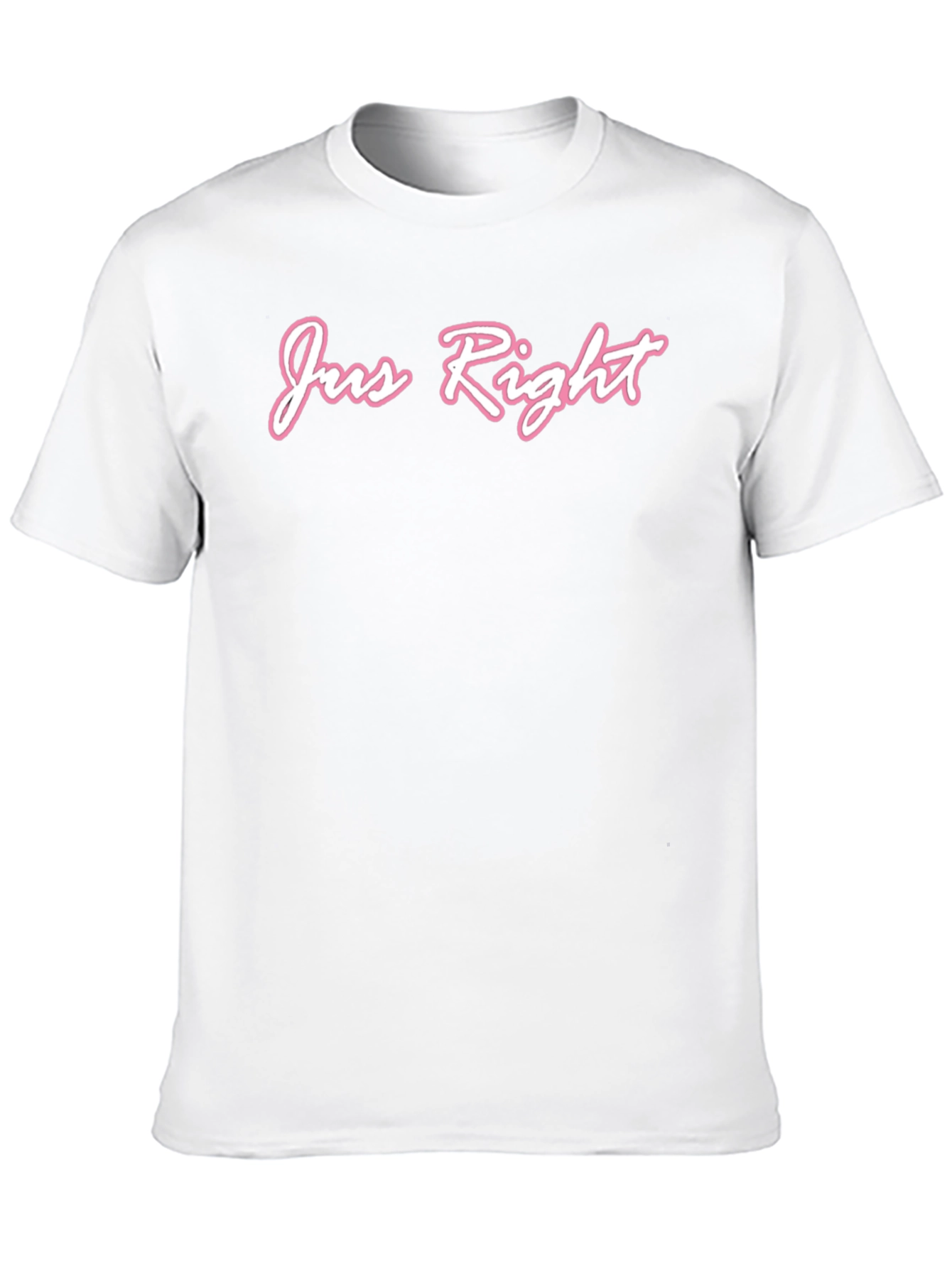 Jus Right Graphic Tee - Black Cotton T-Shirt