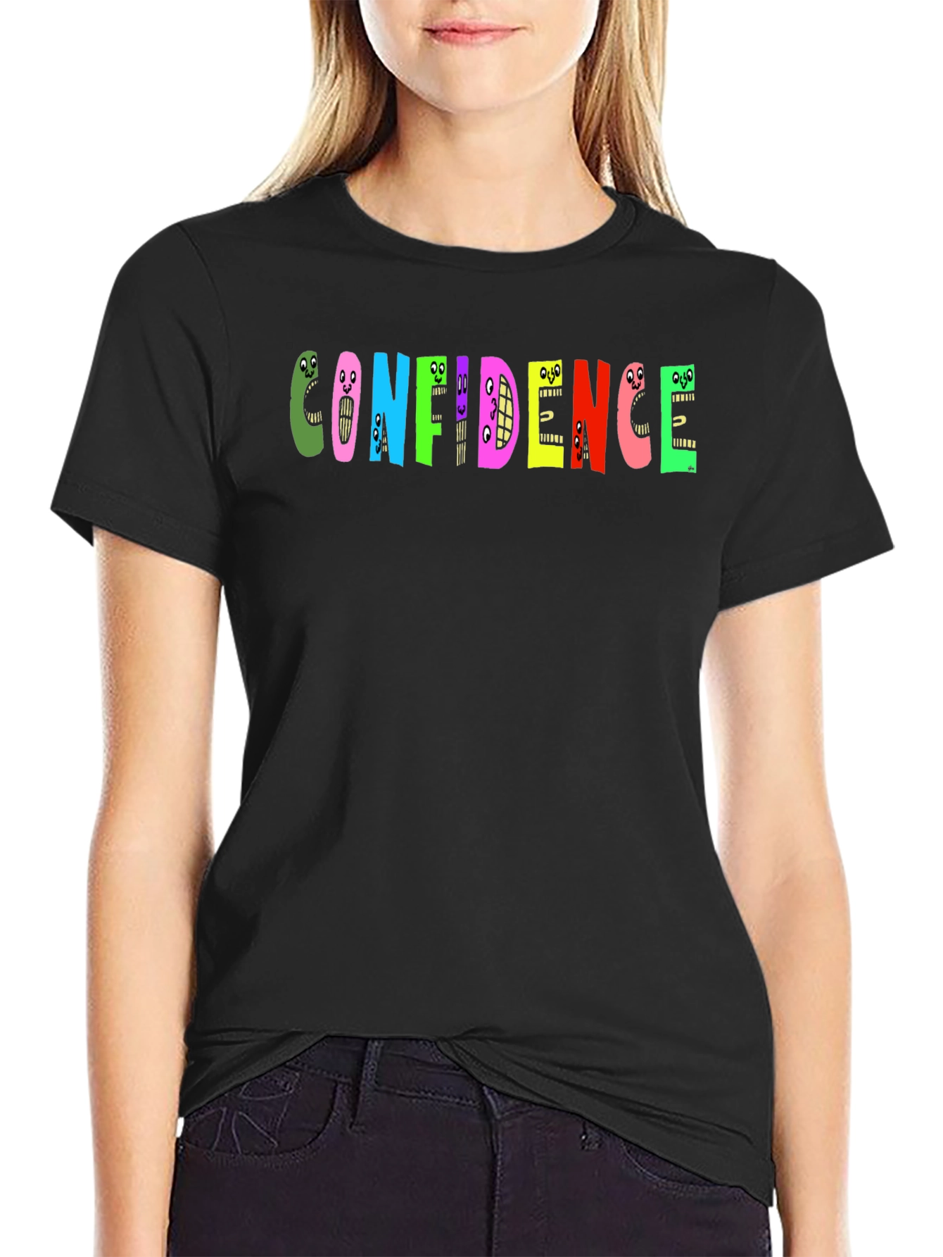 Confidence Graphic Tee - Bold Statement Shirt