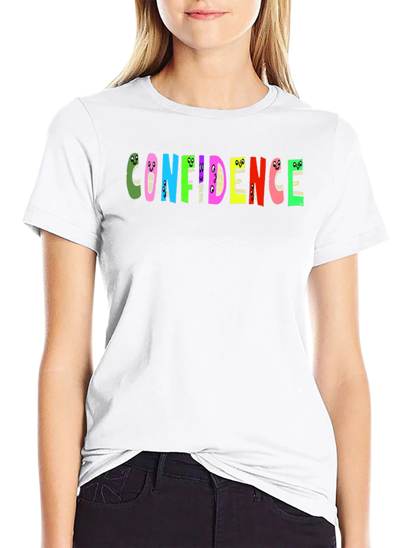 Confidence Graphic Tee - Bold Statement Shirt
