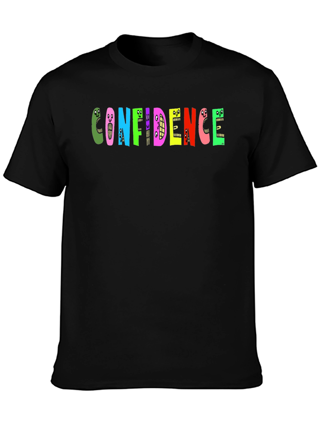 Confidence Graphic Tee - Bold Statement Shirt