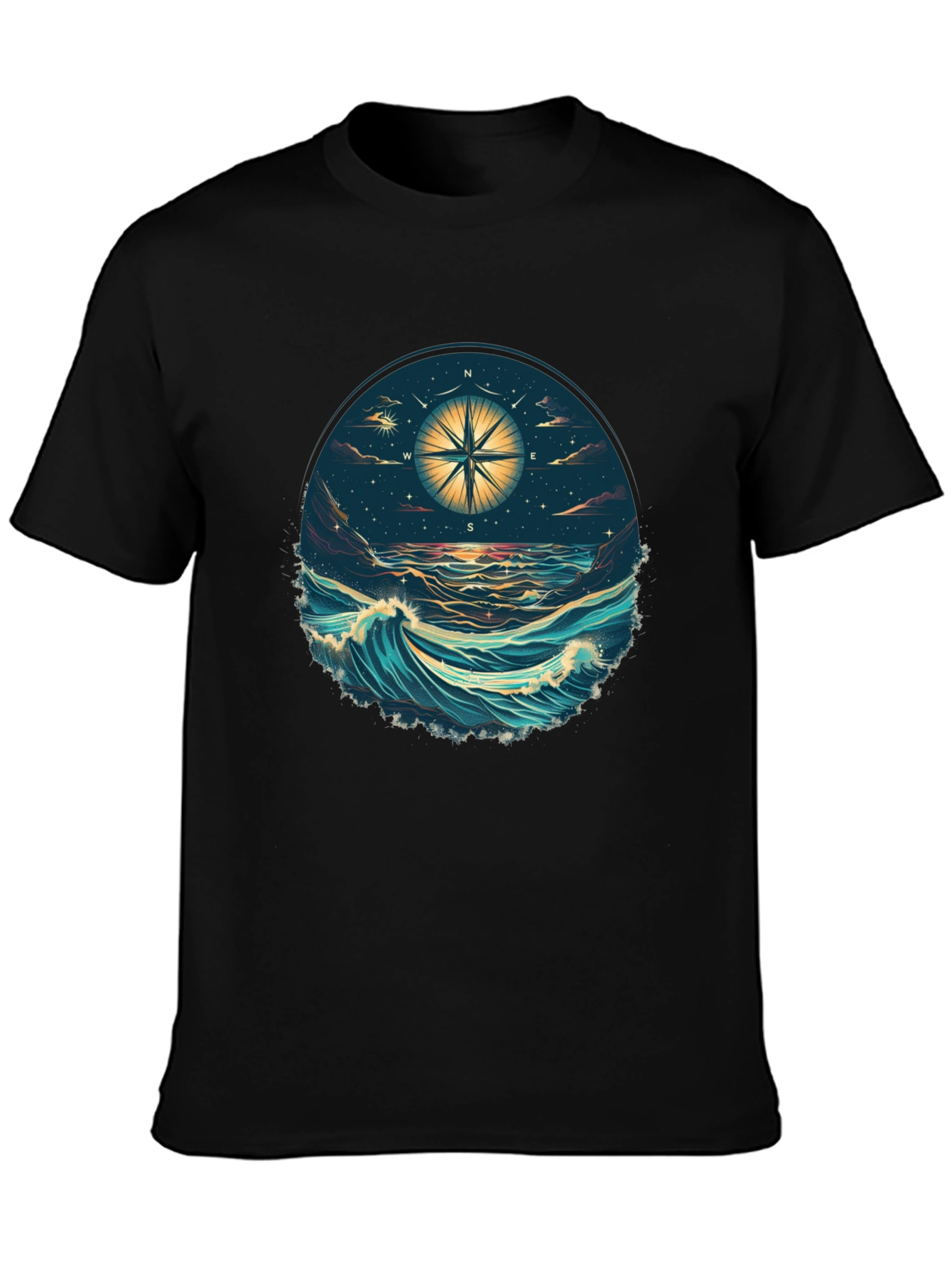 Ocean Compass T-Shirt - Find Your Way!